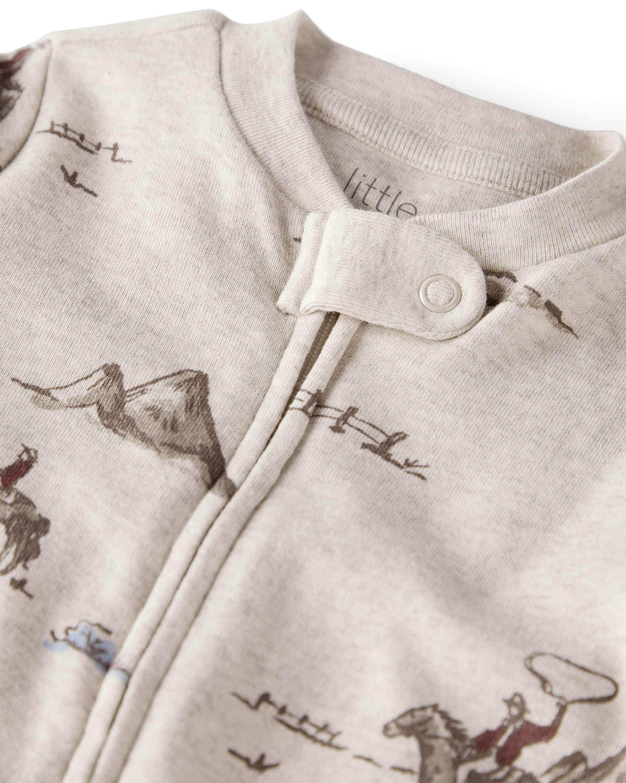Baby Organic Cotton Sleeper Western Rodeo