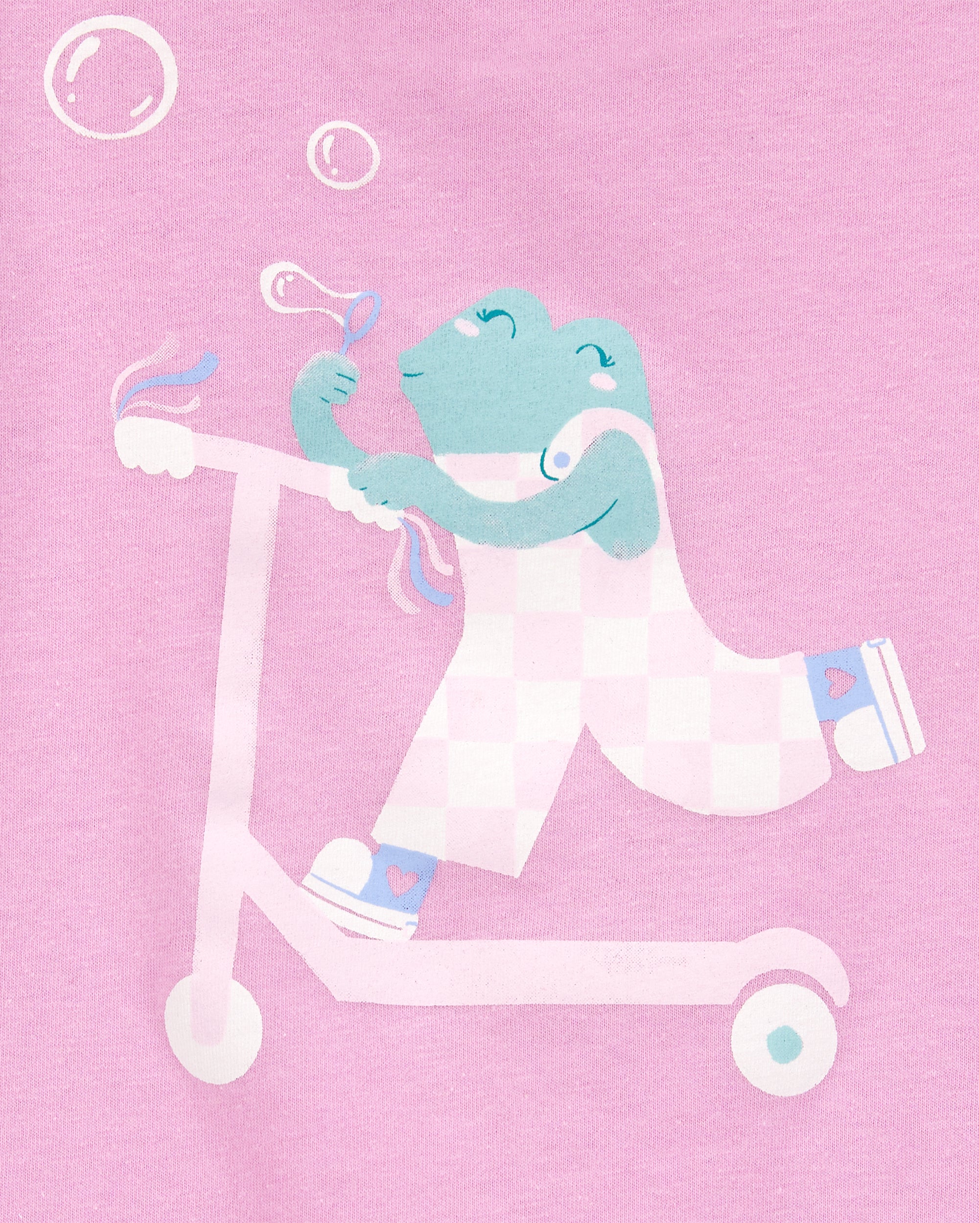 Toddler Scooter Frog Graphic Tee