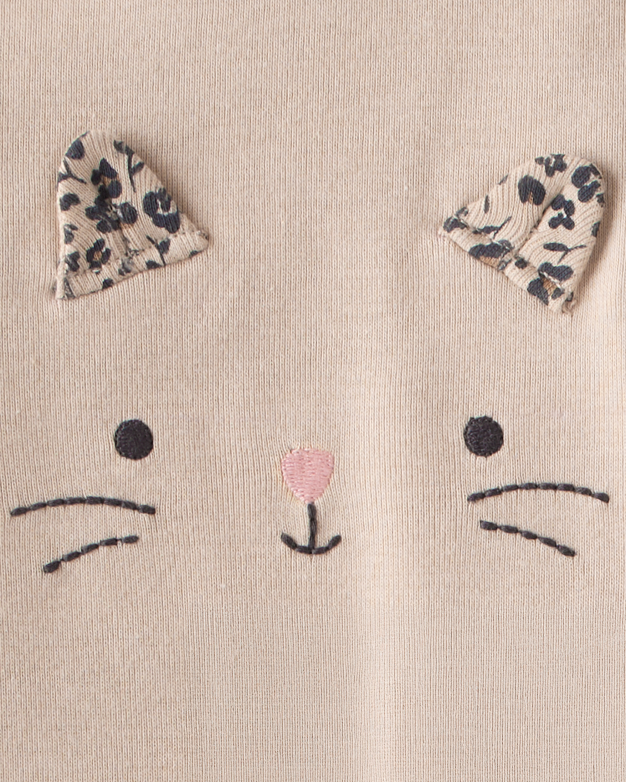 Baby Girl 3-Piece Cheetah Print Long-Sleeve Bodysuit & Pant Set