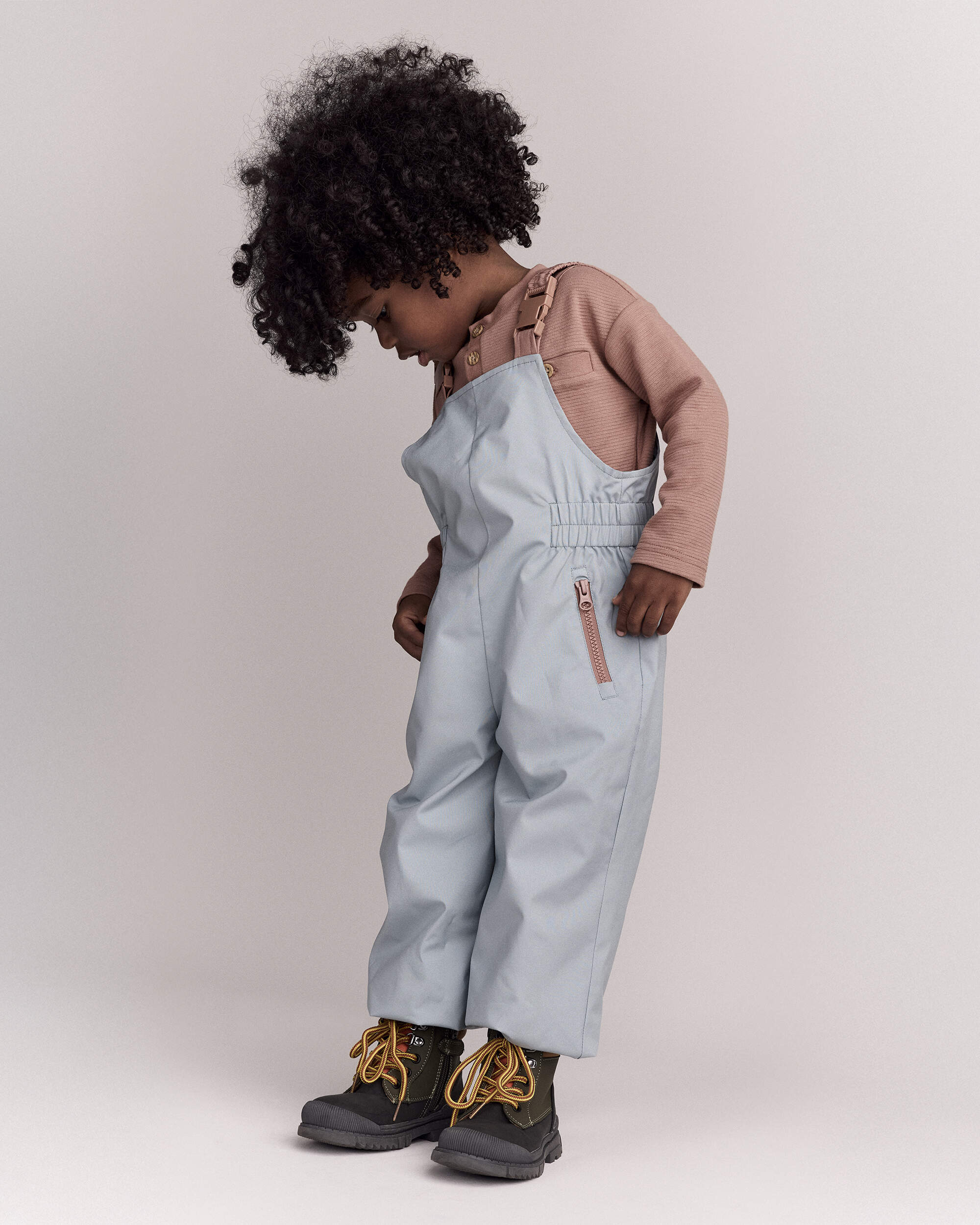 Toddler Rain Bib - Pale Blue