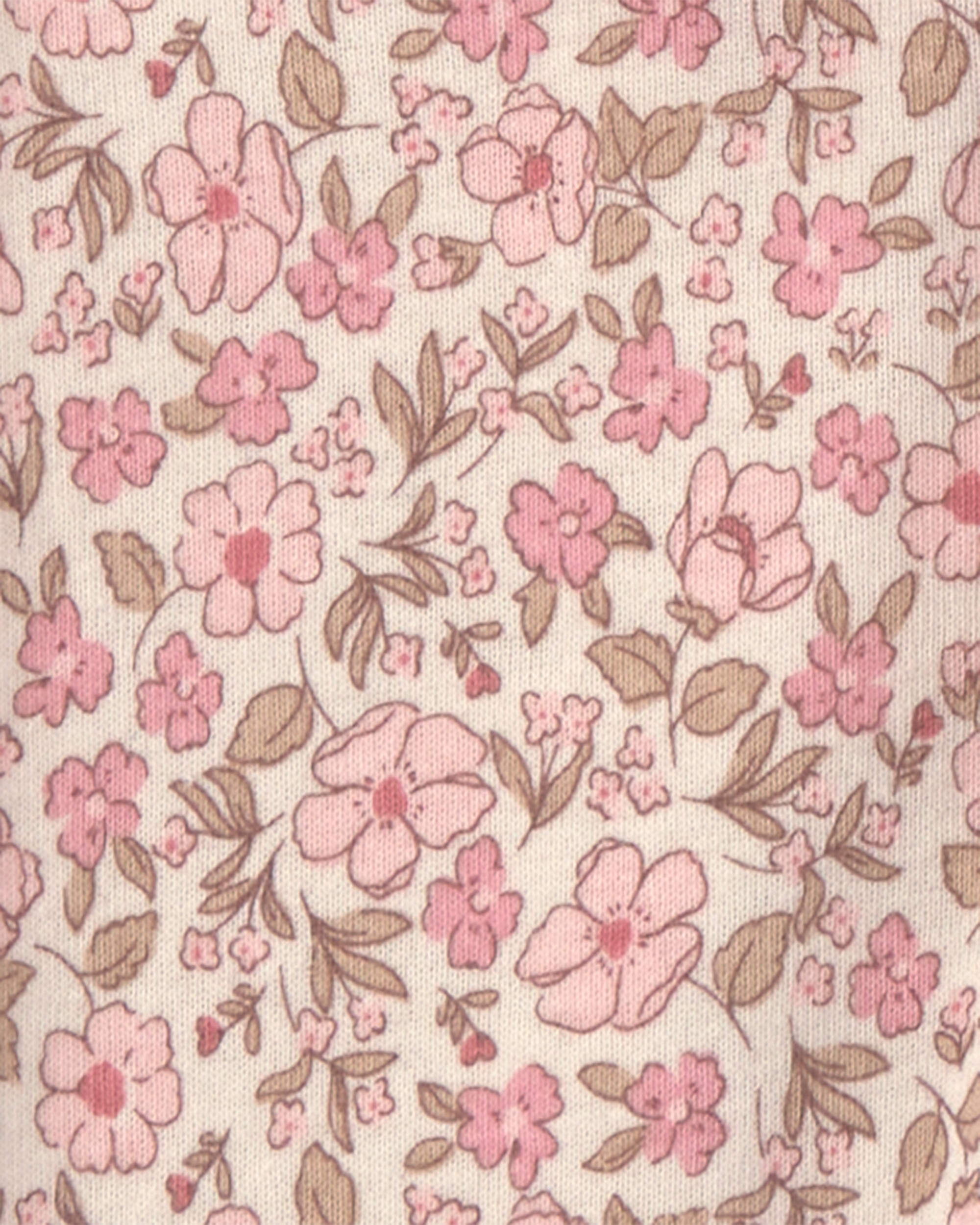 Baby Girl 4-Piece Long-Sleeve Top & Pant Set - Pink