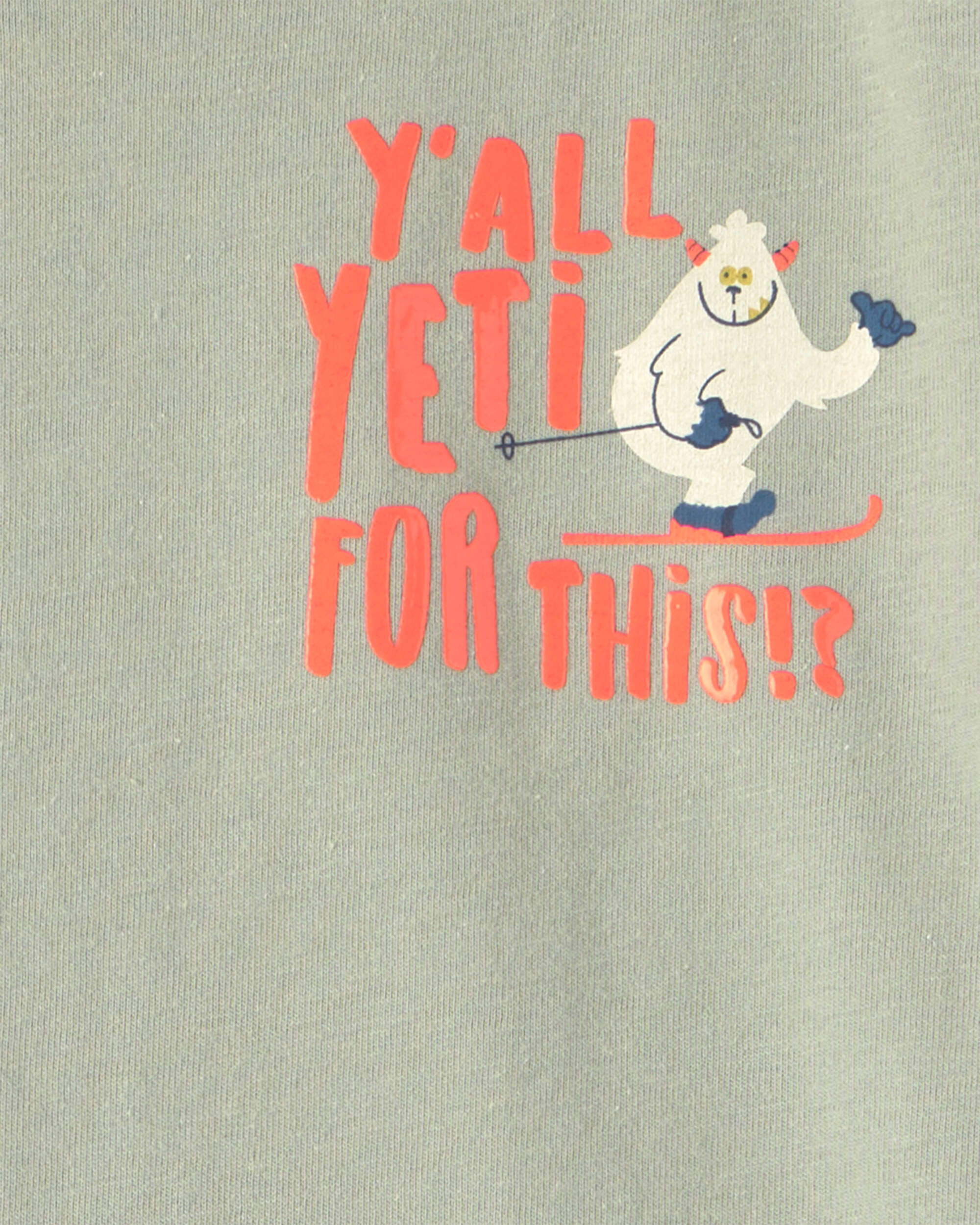 Toddler Boy Yeti Long-Sleeve Graphic Tee - Green