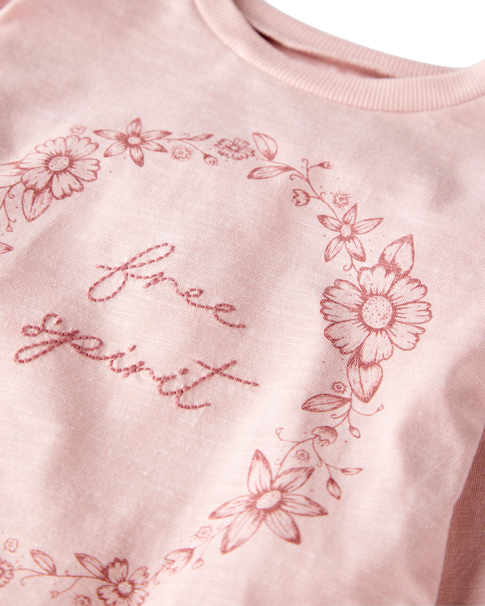 Toddler Organic Cotton Free Spirit Long-Sleeve Jersey Tee