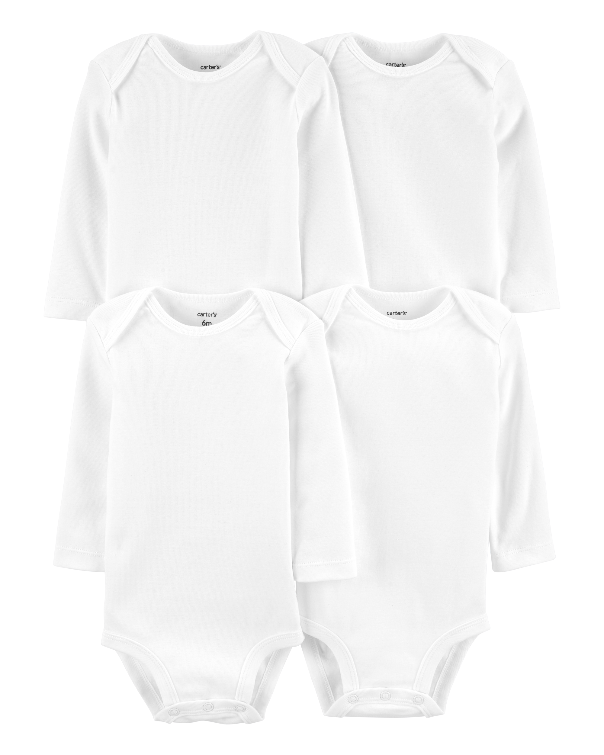 Baby 4-Pack Long-Sleeve Original Bodysuits
