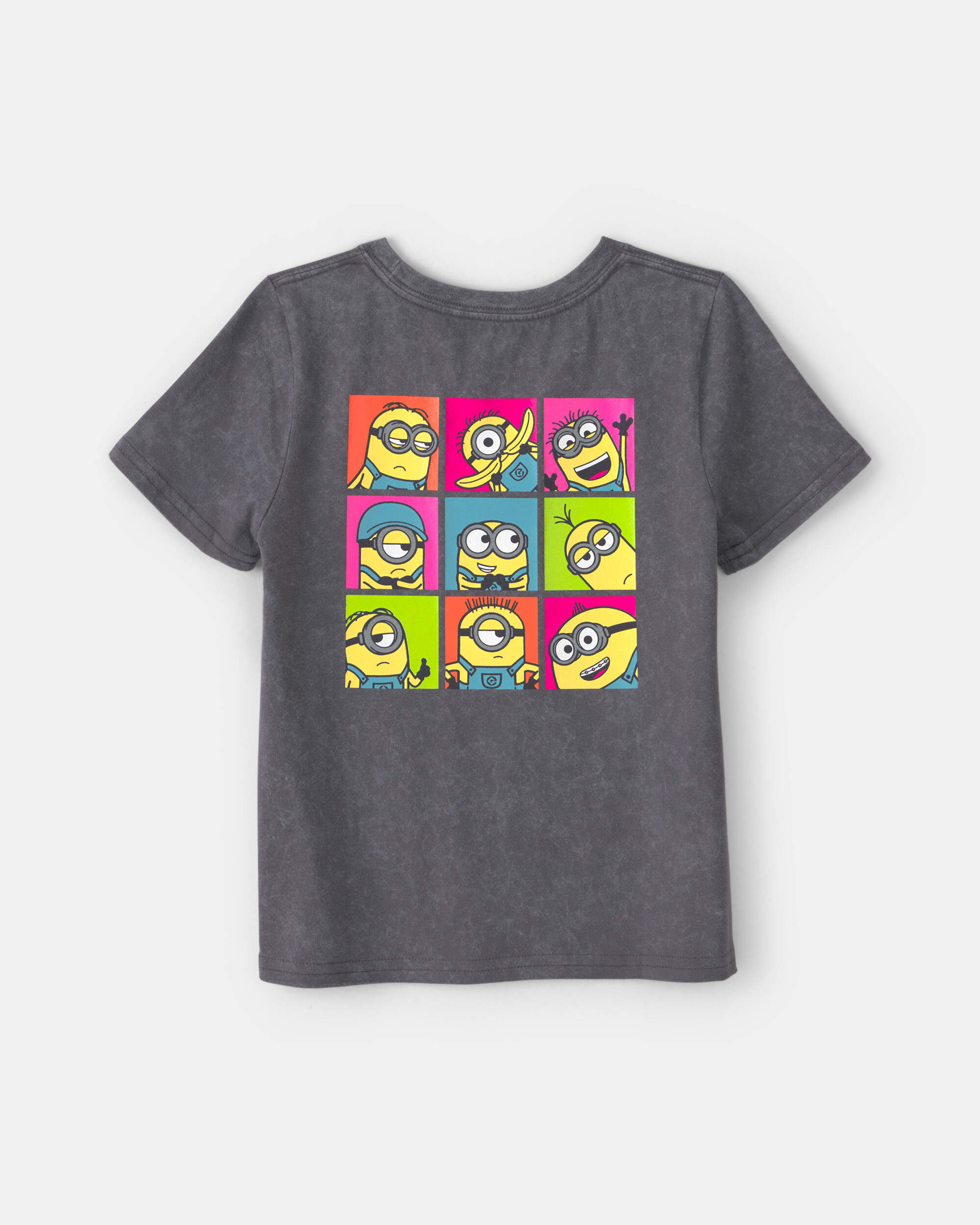 Girls Despicable Me Minions Graphic Tee - Grey