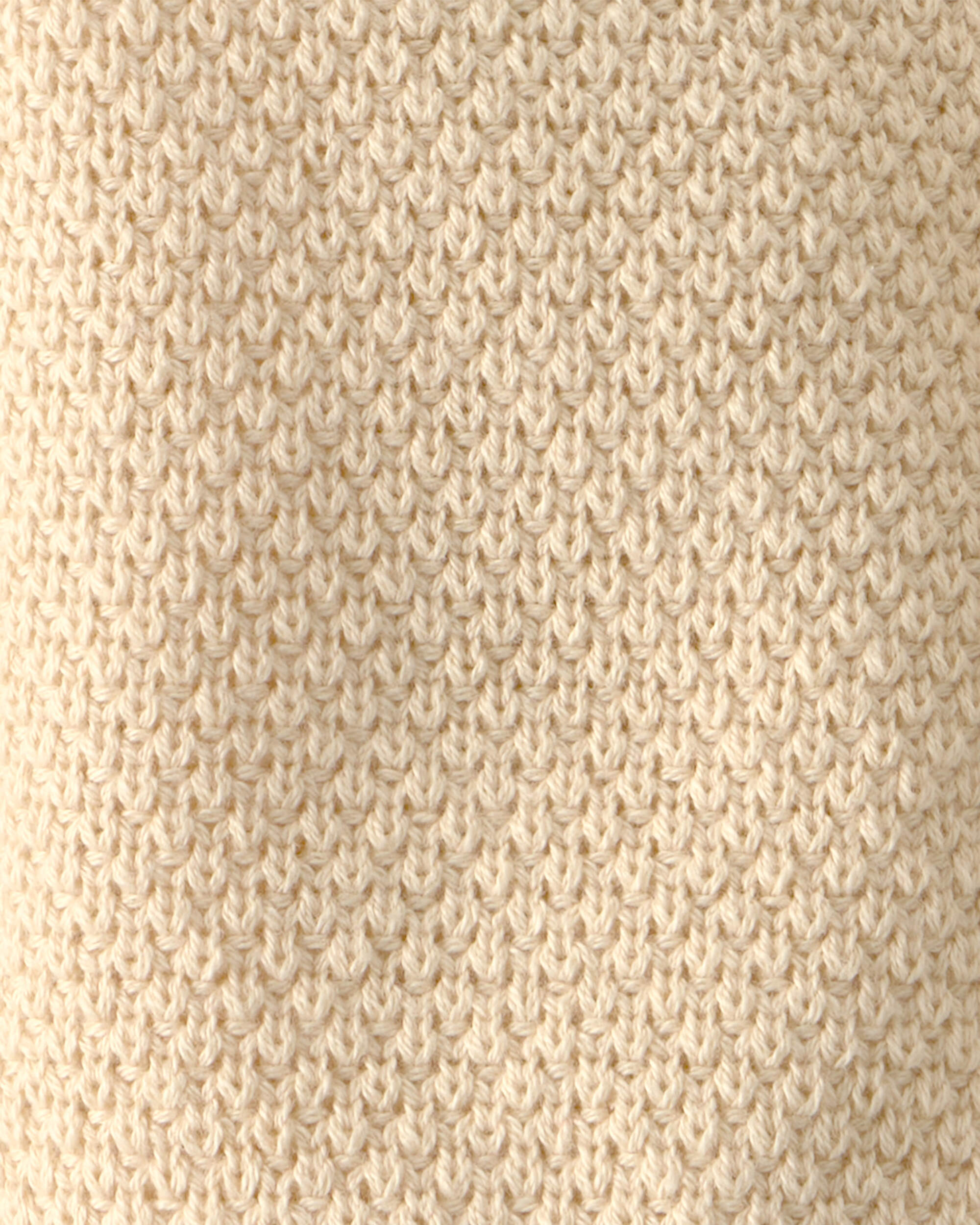 Baby Girl Organic Cotton Sweater with Bows