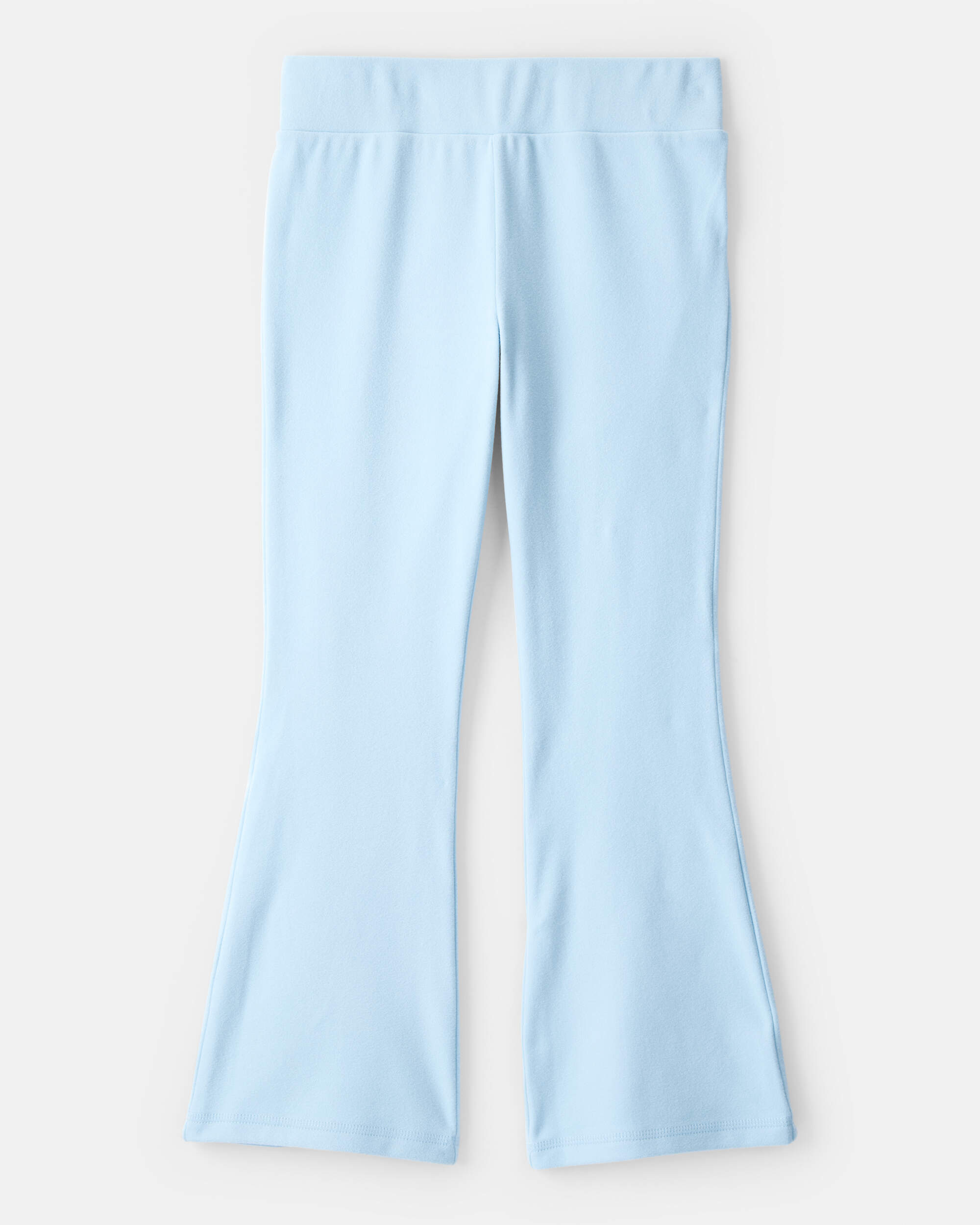 Girls Microfleece Flare Pants - Blue