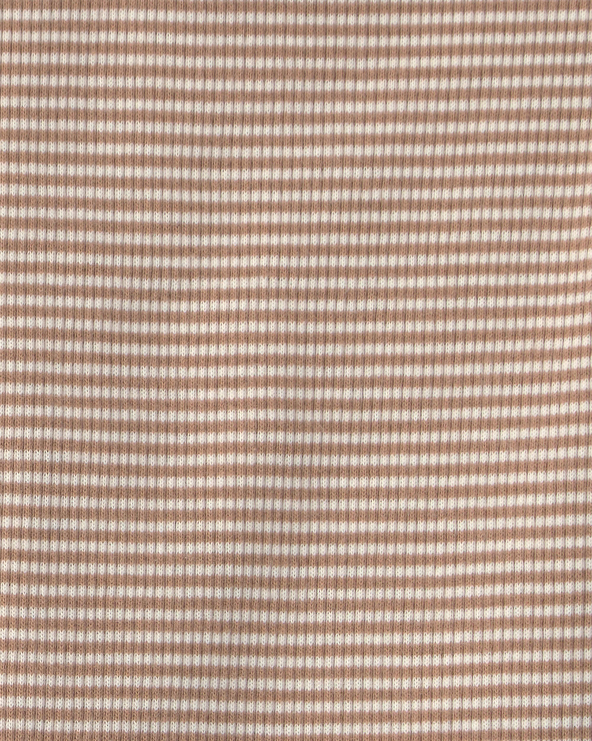 Baby Boy 3-Pack Dog Striped Long-Sleeve Multipack Bodysuits - Brown/Green