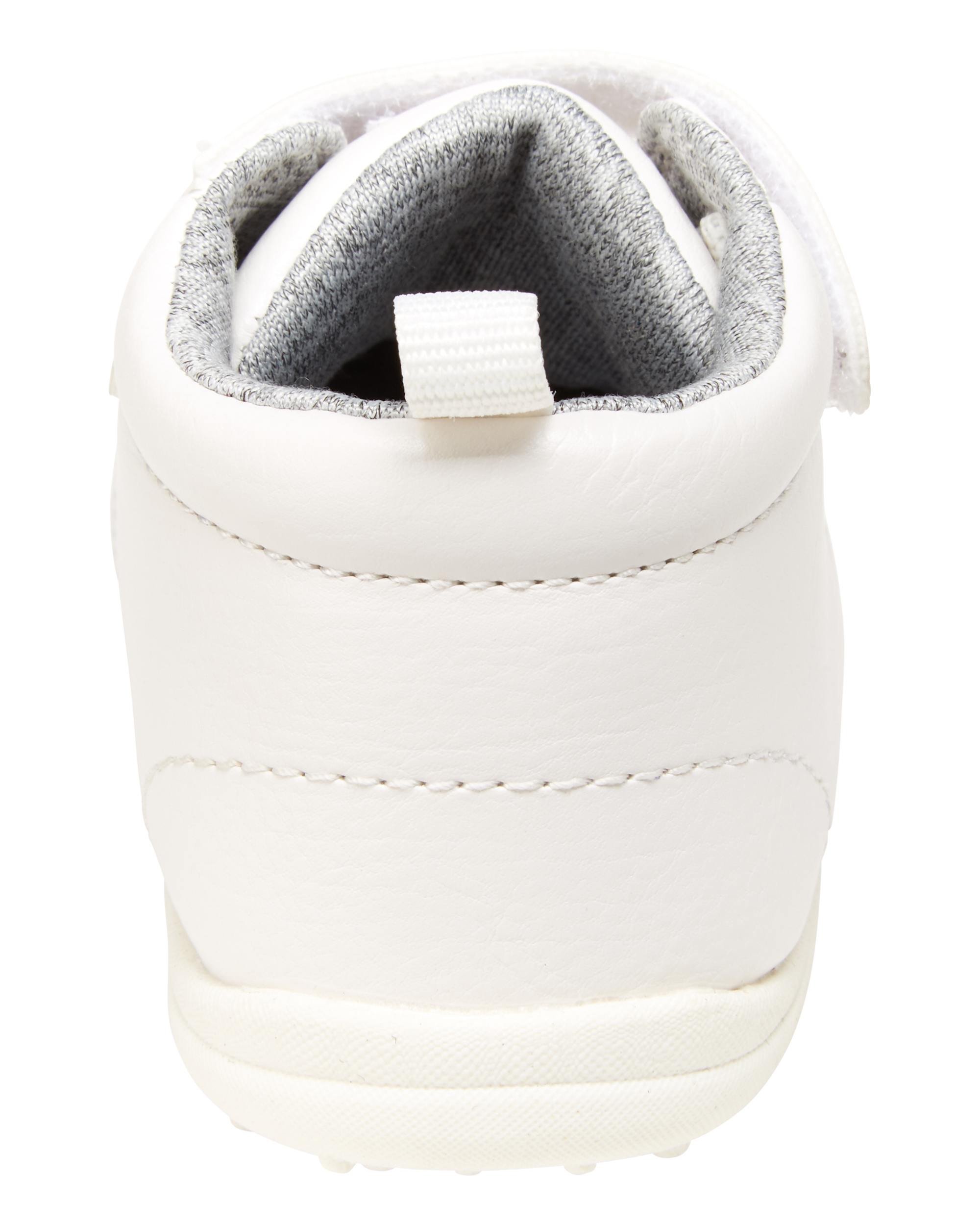 Boys Every Step® First Walker High Top Sneaker - White