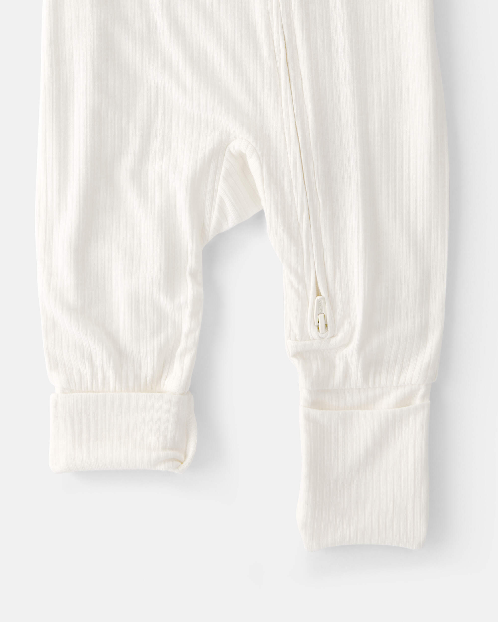 Baby 2-Way Zip PurelySoft Sleeper - Cream