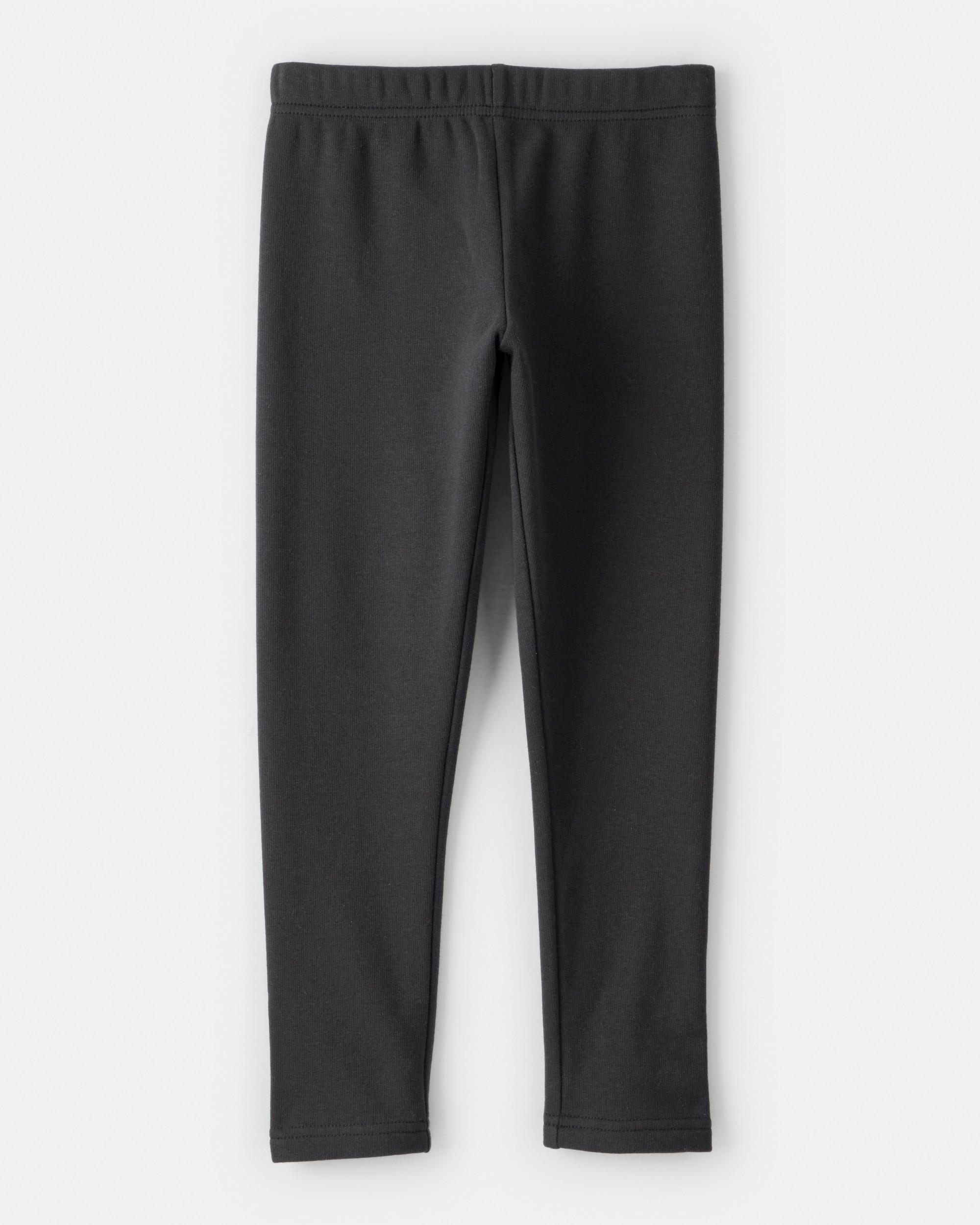 Girls Pull-On Stretch Leggings - Black