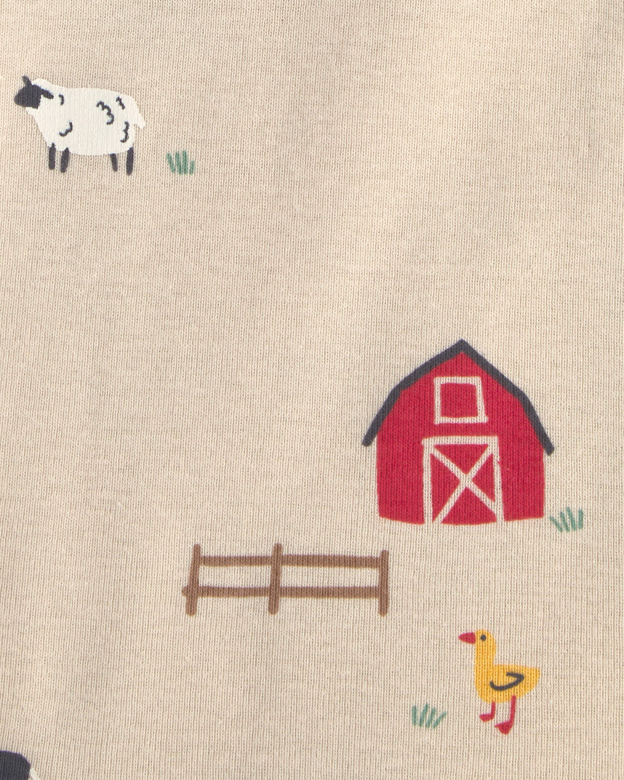 Baby 5-Pack Farm Animal Short-Sleeve Multipack Bodysuits