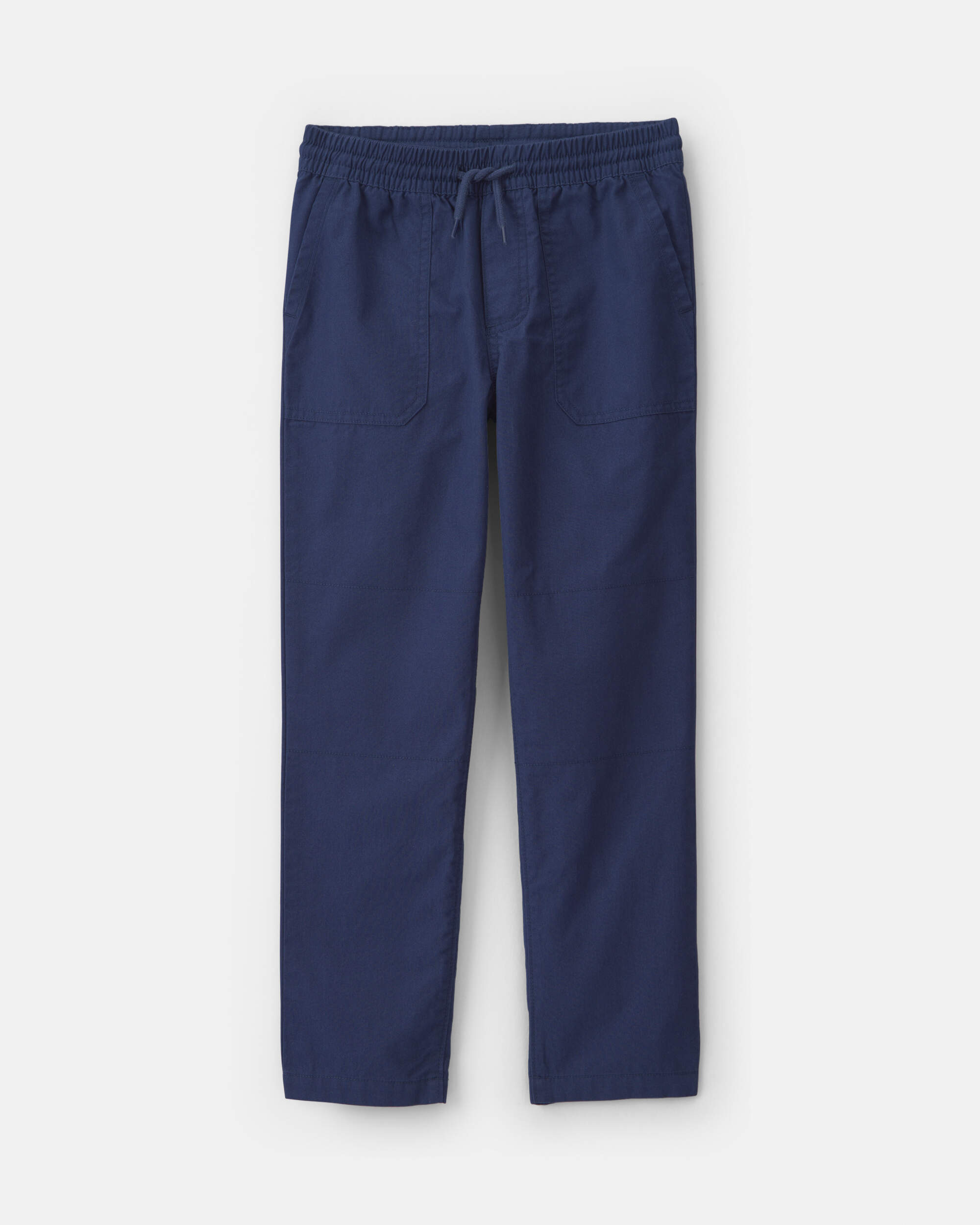 Boys Canvas Pull-On Pants - Navy