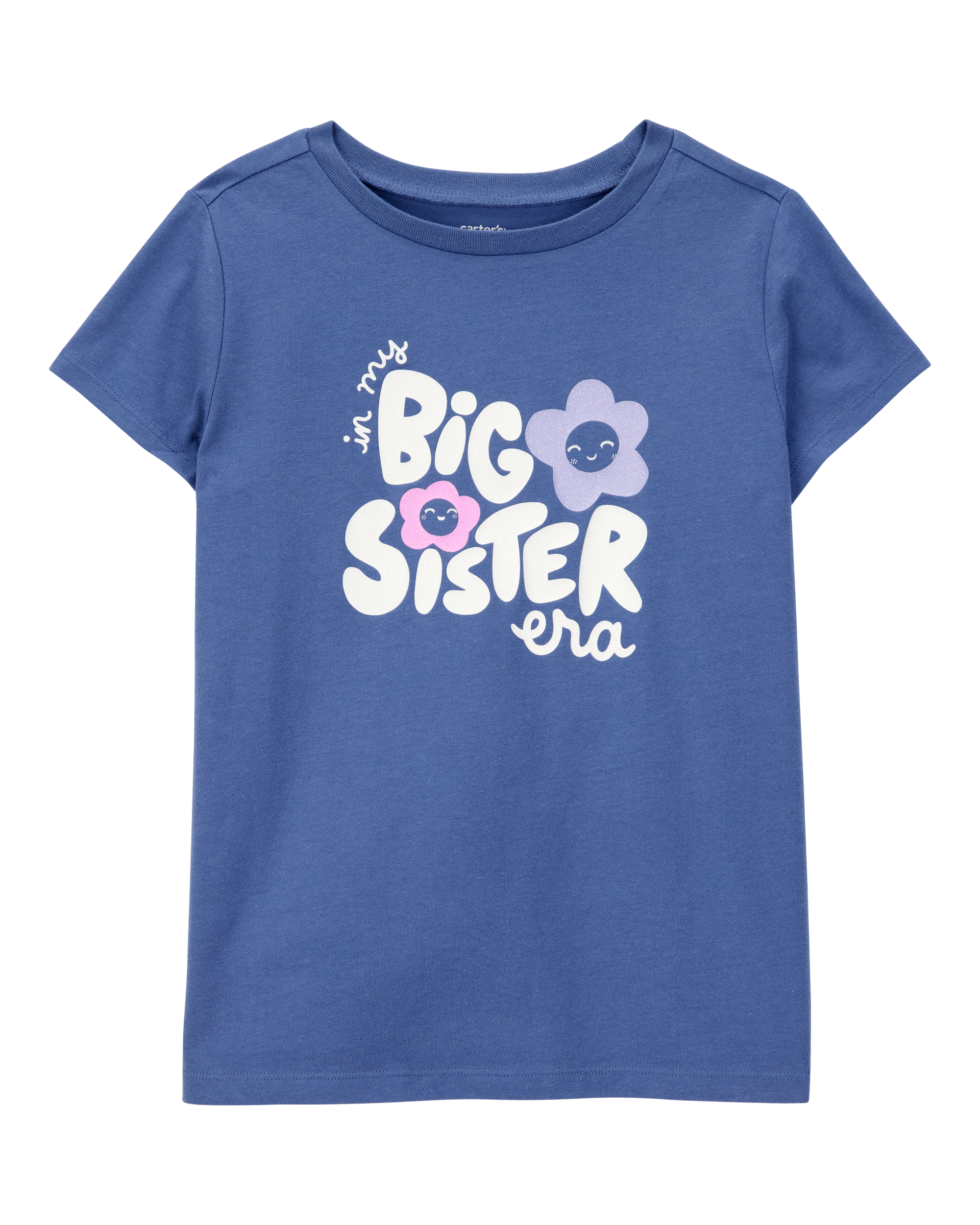 Kid Big Sister Short-Sleeve Graphic Tee - Blue