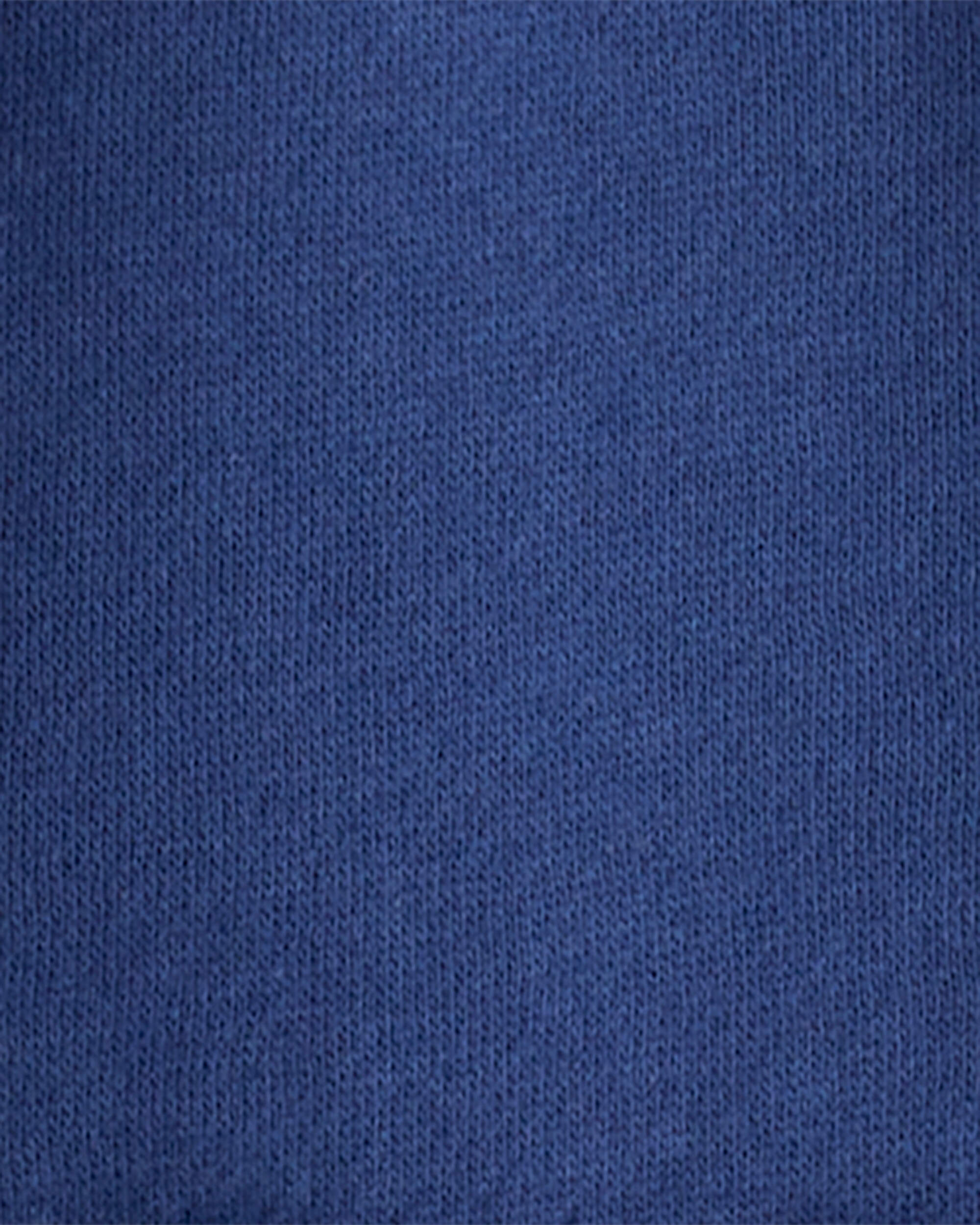 Toddler Boy Solid Fleece Quarter Zip Sweatshirt - Navy