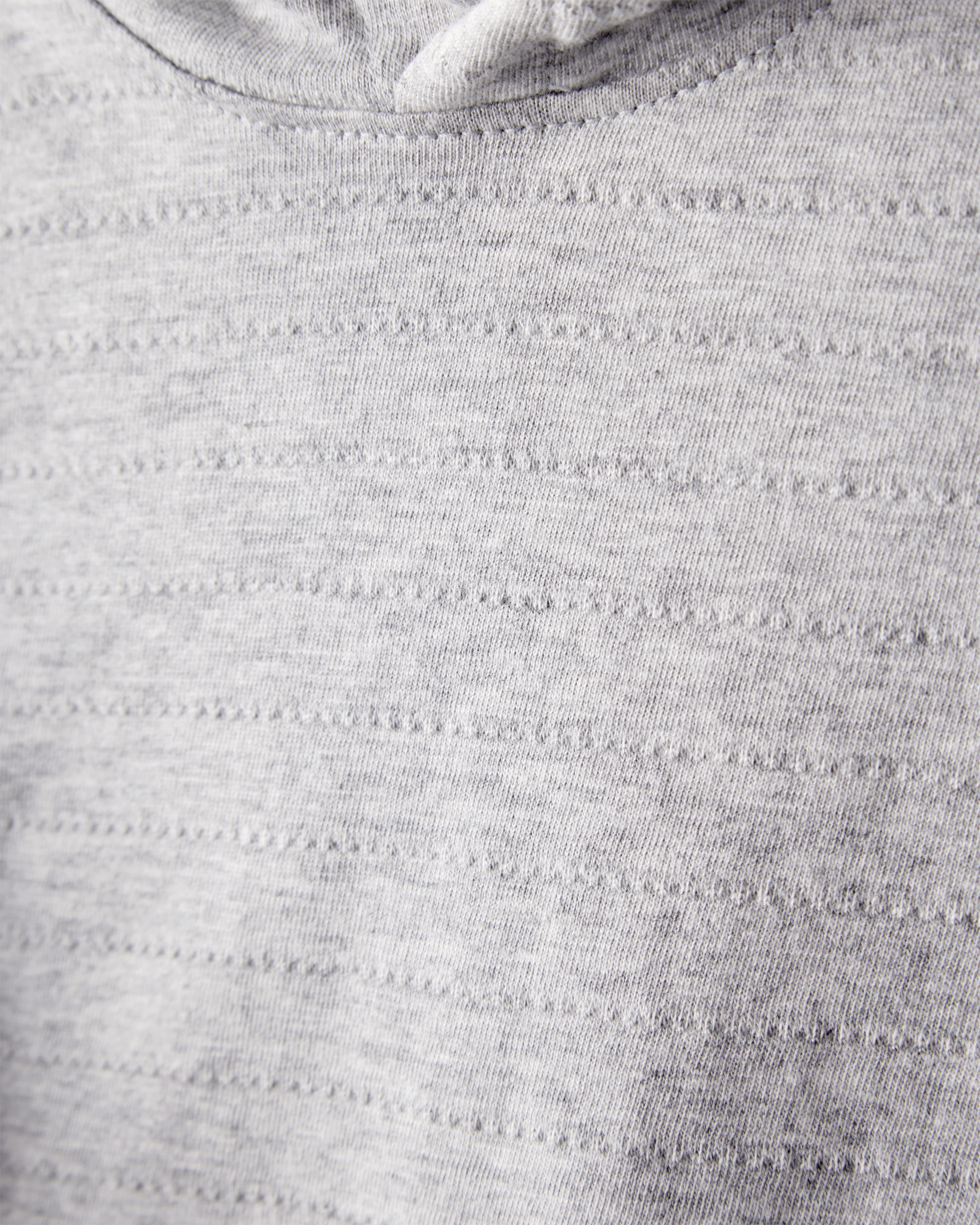 Baby Boy Cotton Long-Sleeve Hooded Top - Grey