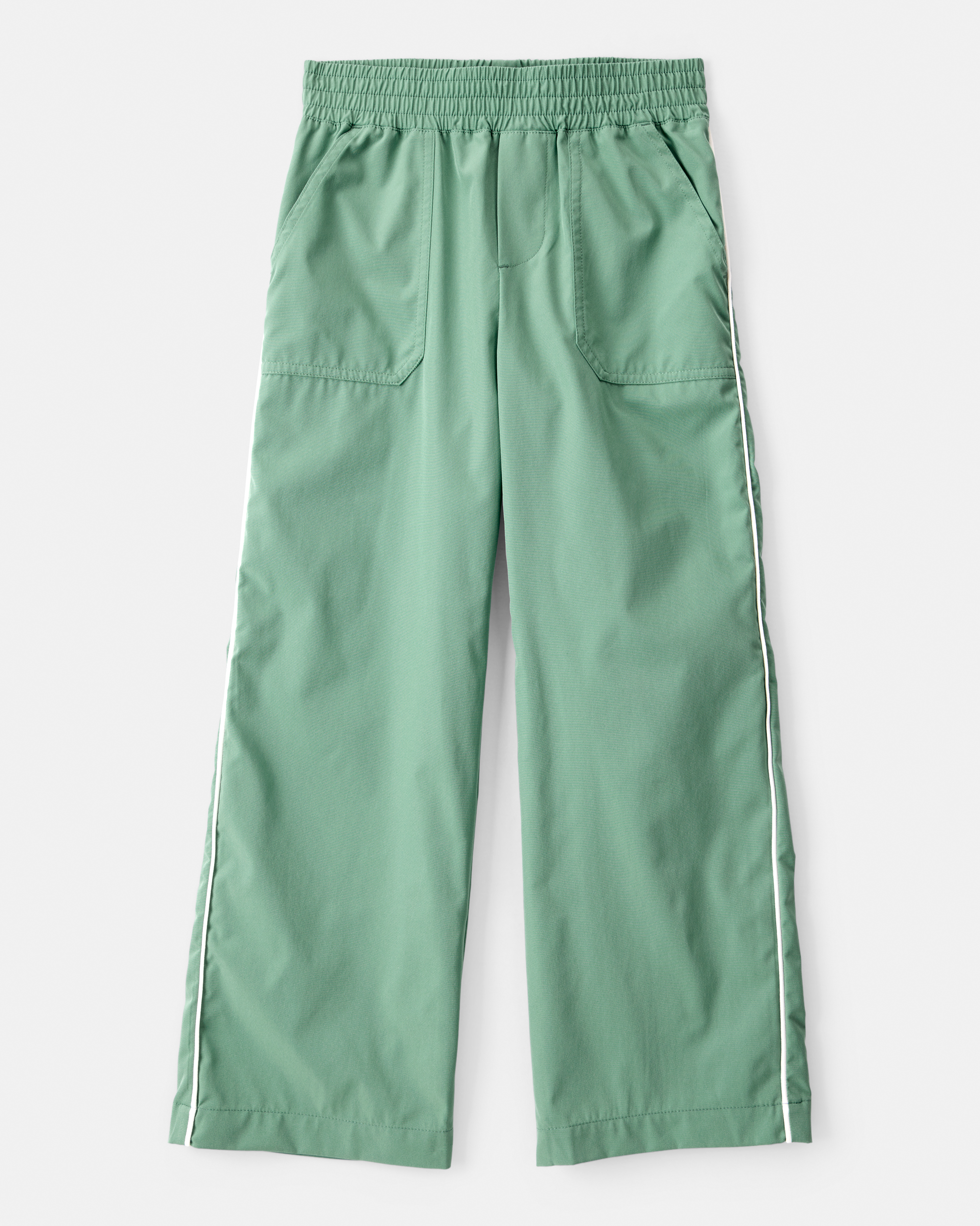 Girls Woven Active Pants - Green