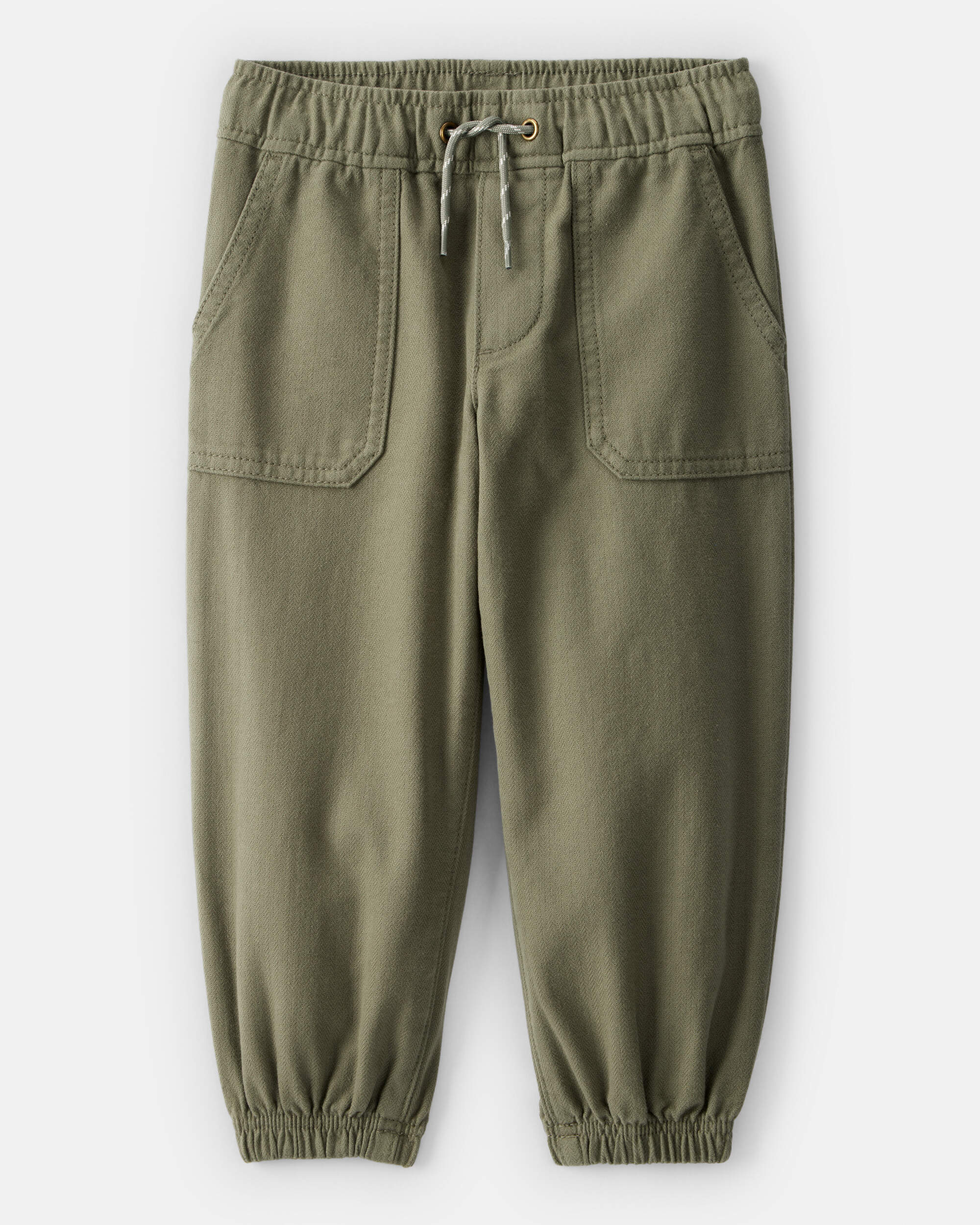 Toddler Boy Herringbone Fashion Pants - Green
