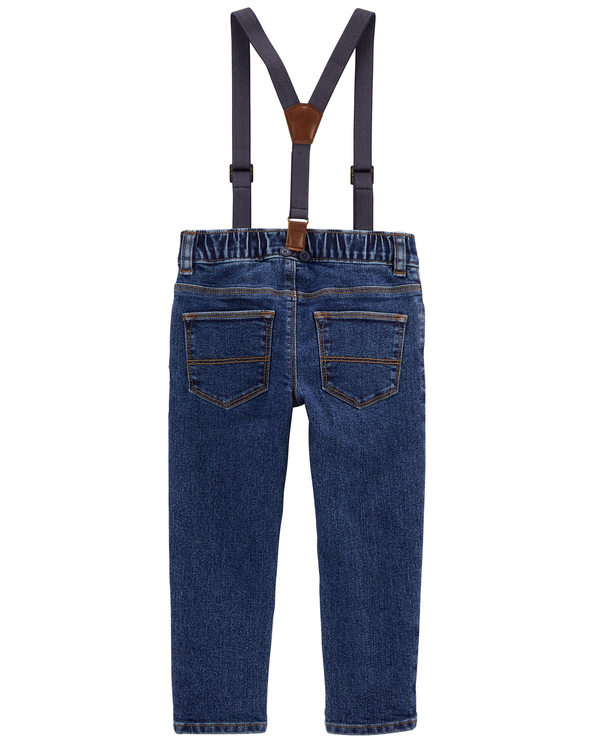 Suspender jeans on sale