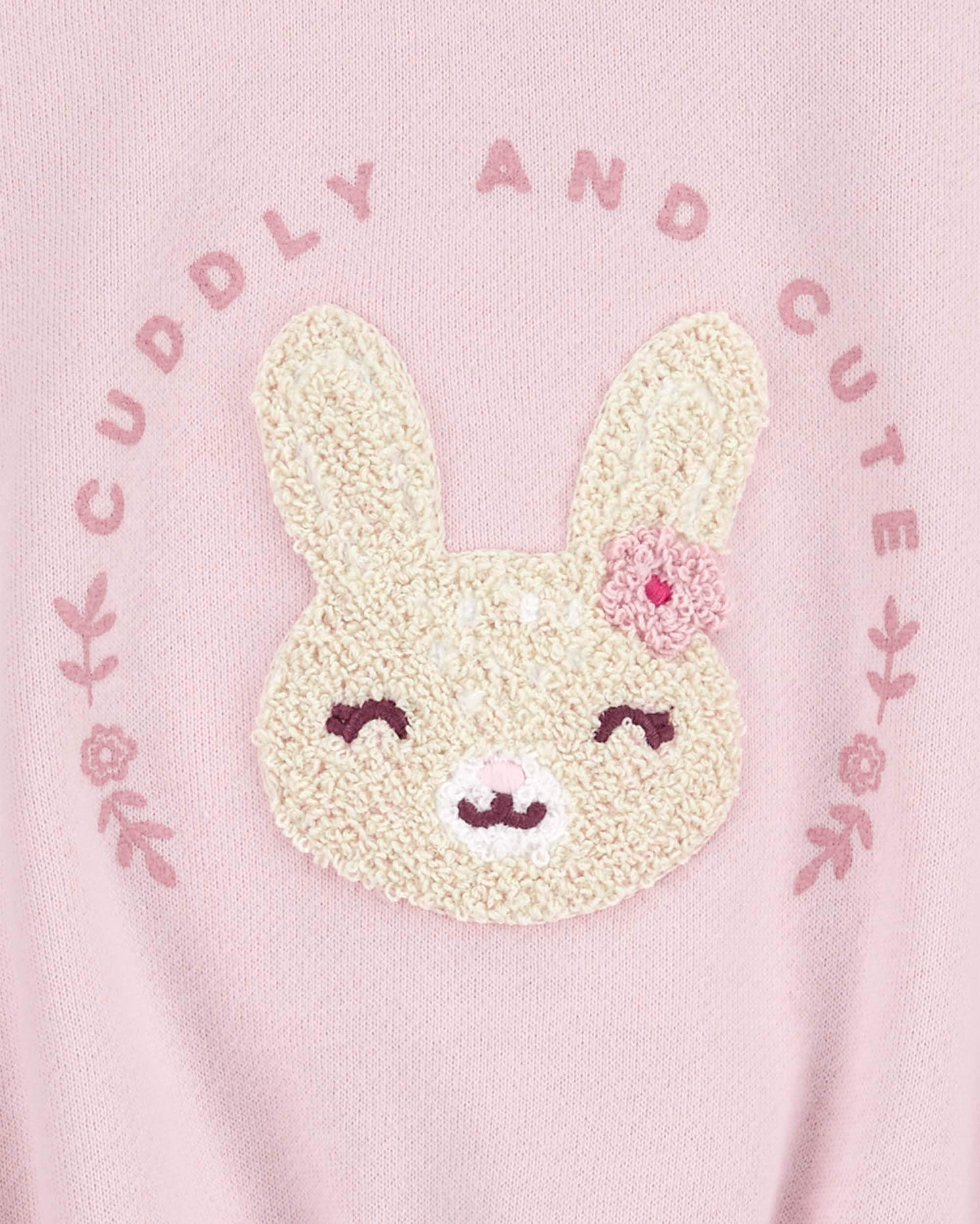 Pink Bunny Active Pullover Sweatshirt Carter s Oshkosh Canada