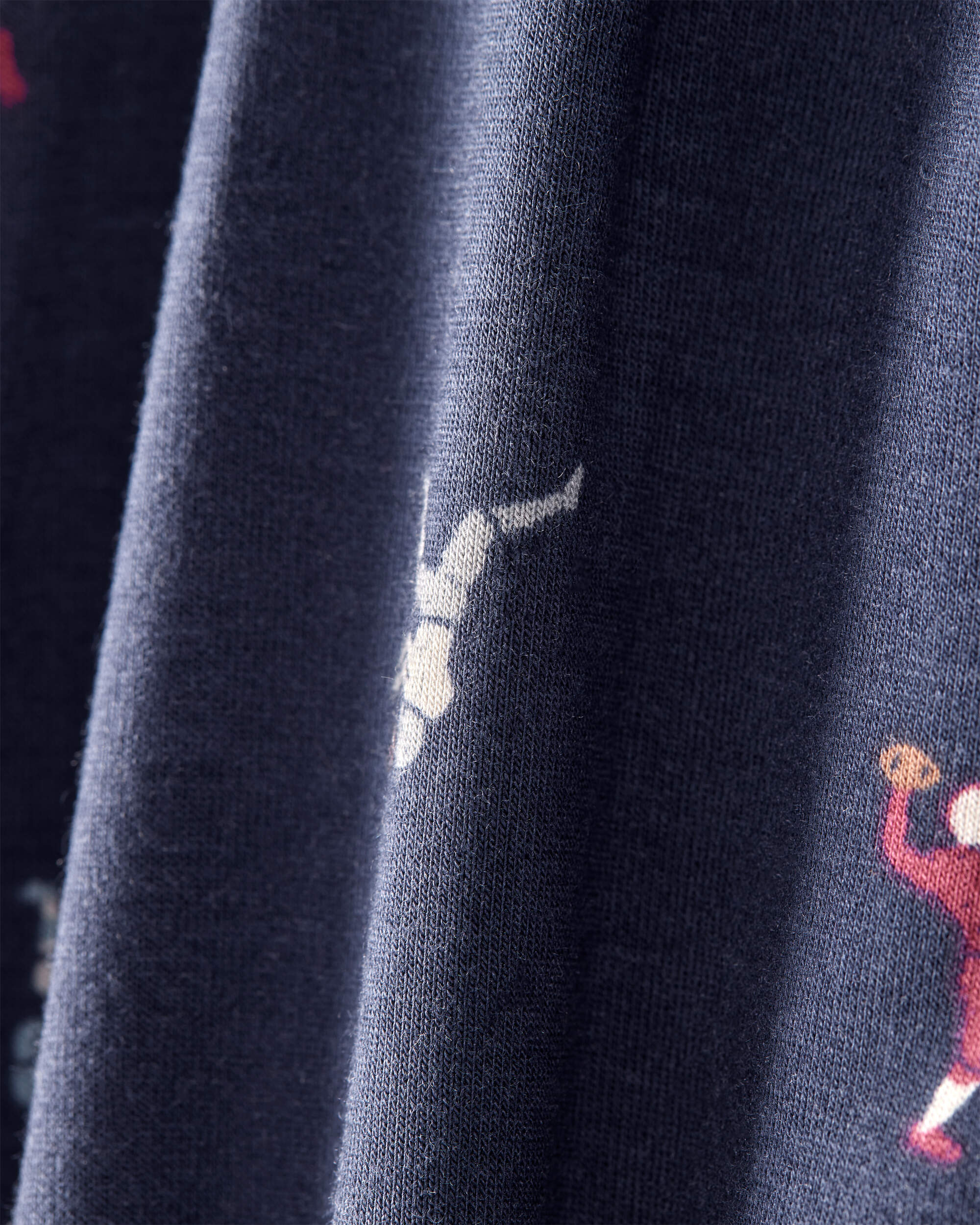 Baby Boy Football Print PurelySoft Long-Sleeve 2-Way Zip 1-Piece pyjamas - Navy Blue