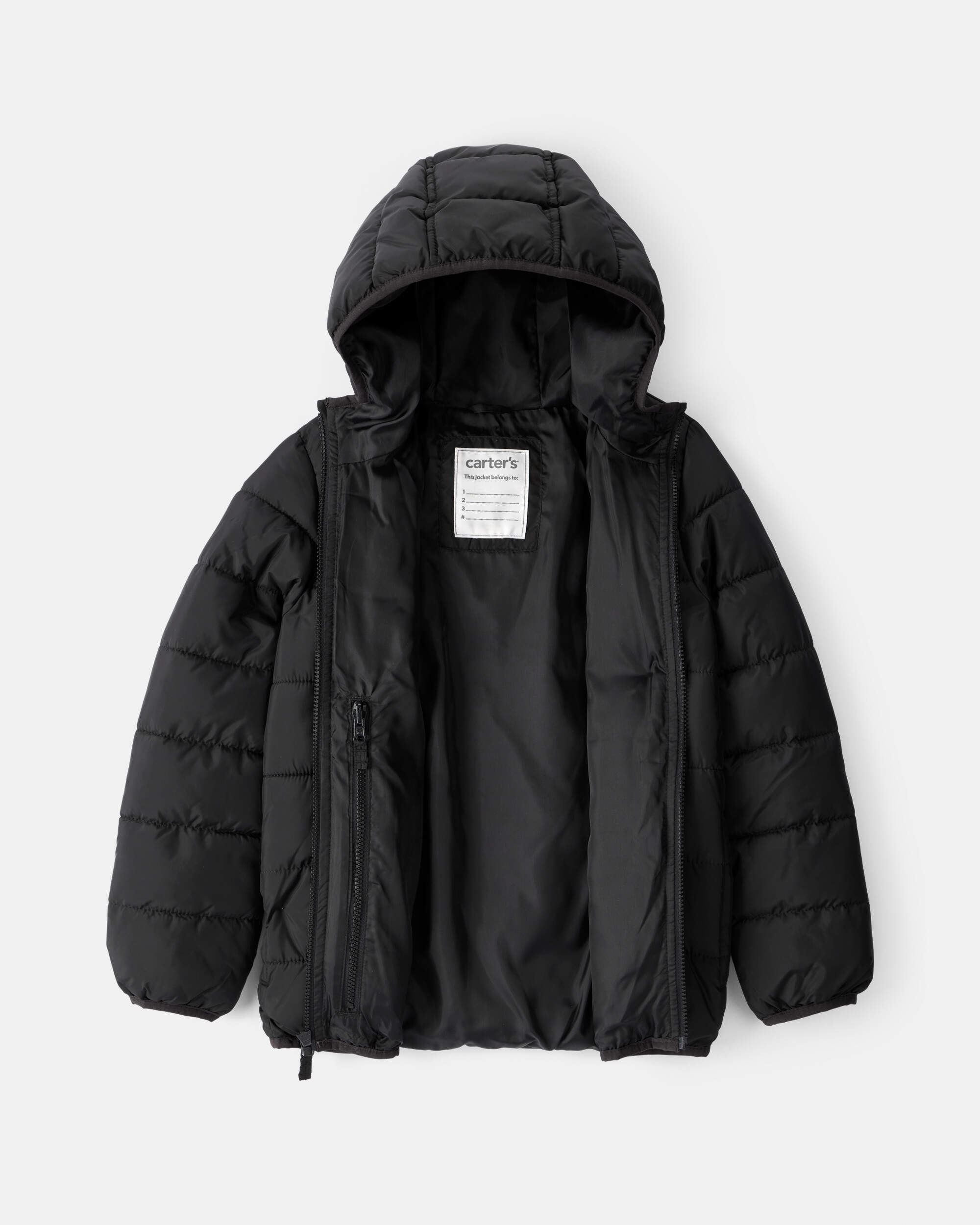 Boys Midweight Packable Puffer