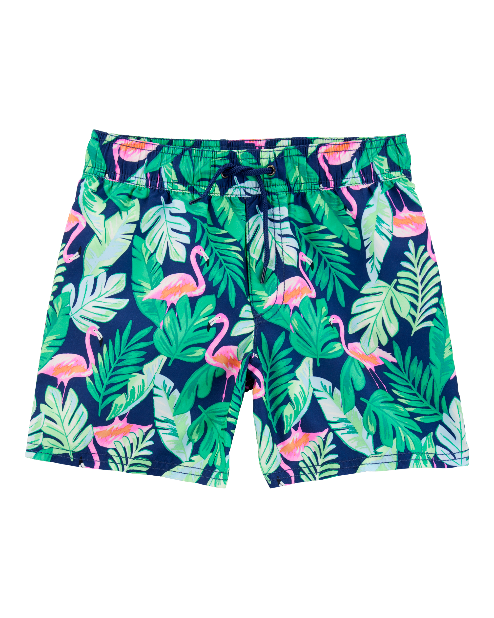 Kid 2-Piece Tropical Rashguard & Swim Trunk Set