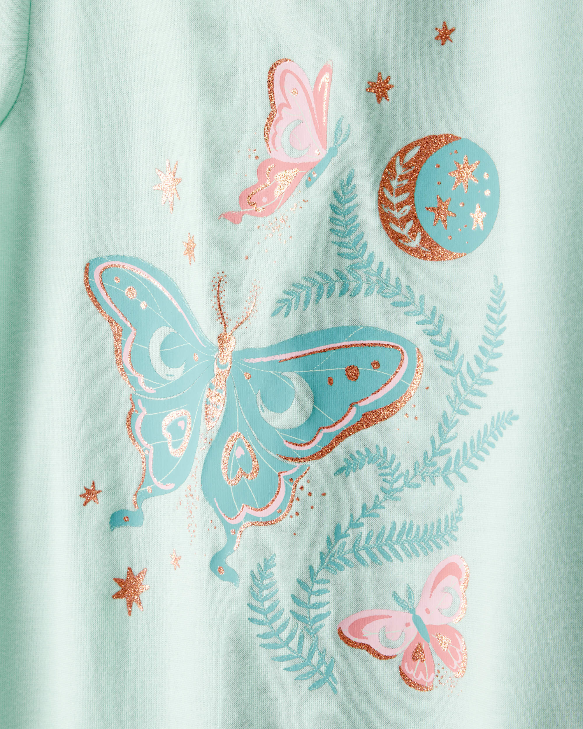 Girls 2-Pack Butterfly Moons Nightgowns