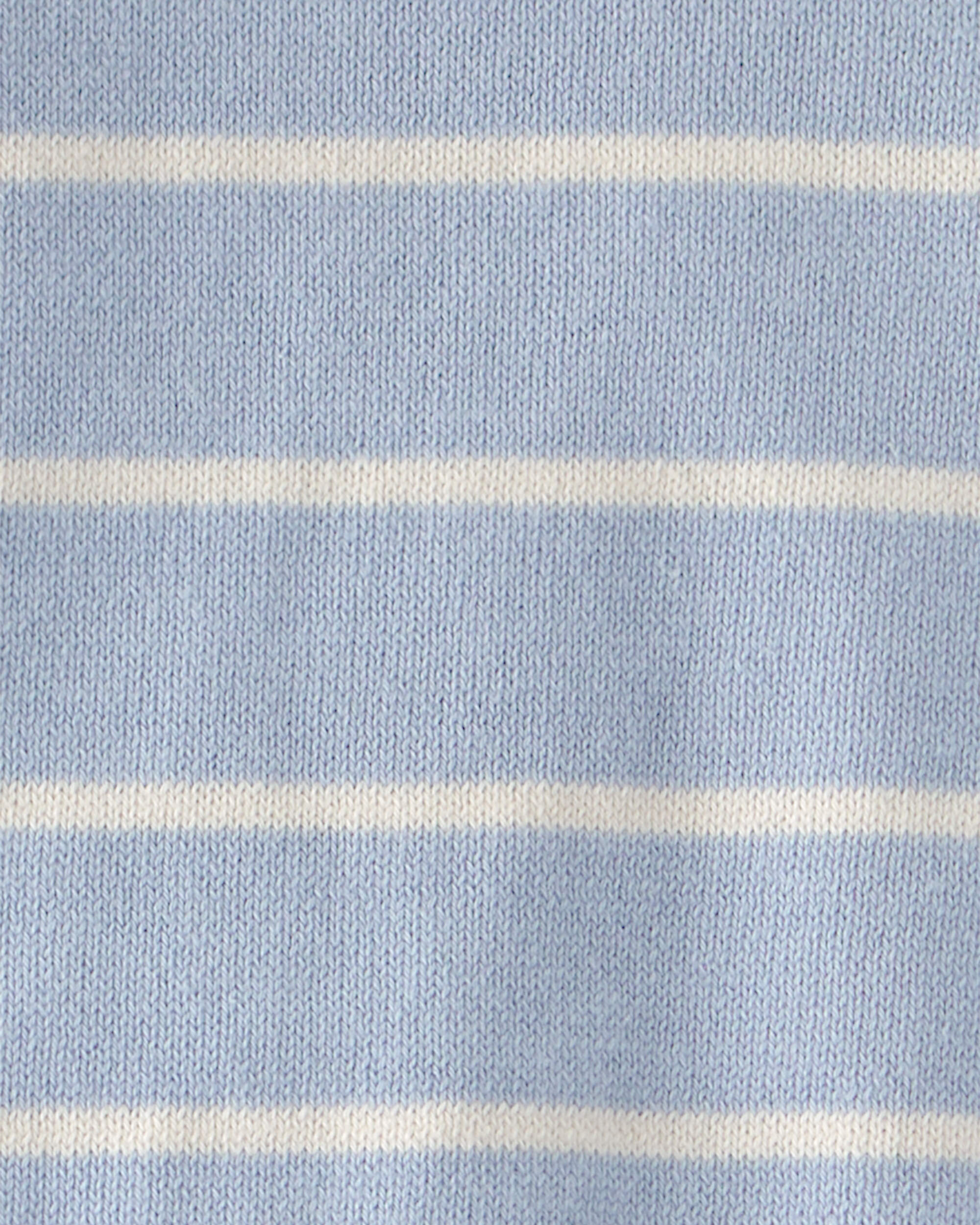 Baby Boy 2-Piece Organic Cotton Striped Shorts Set