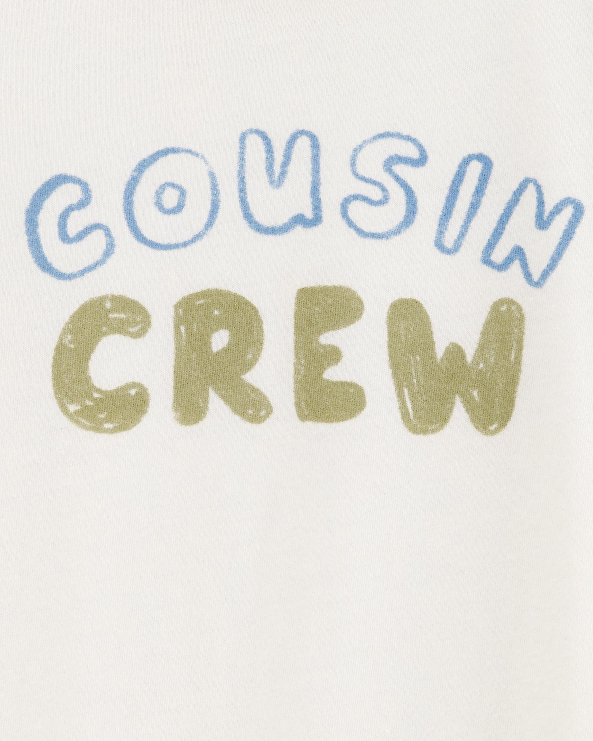 Toddler Boy Cousin Crew Short-Sleeve Graphic Tee -White