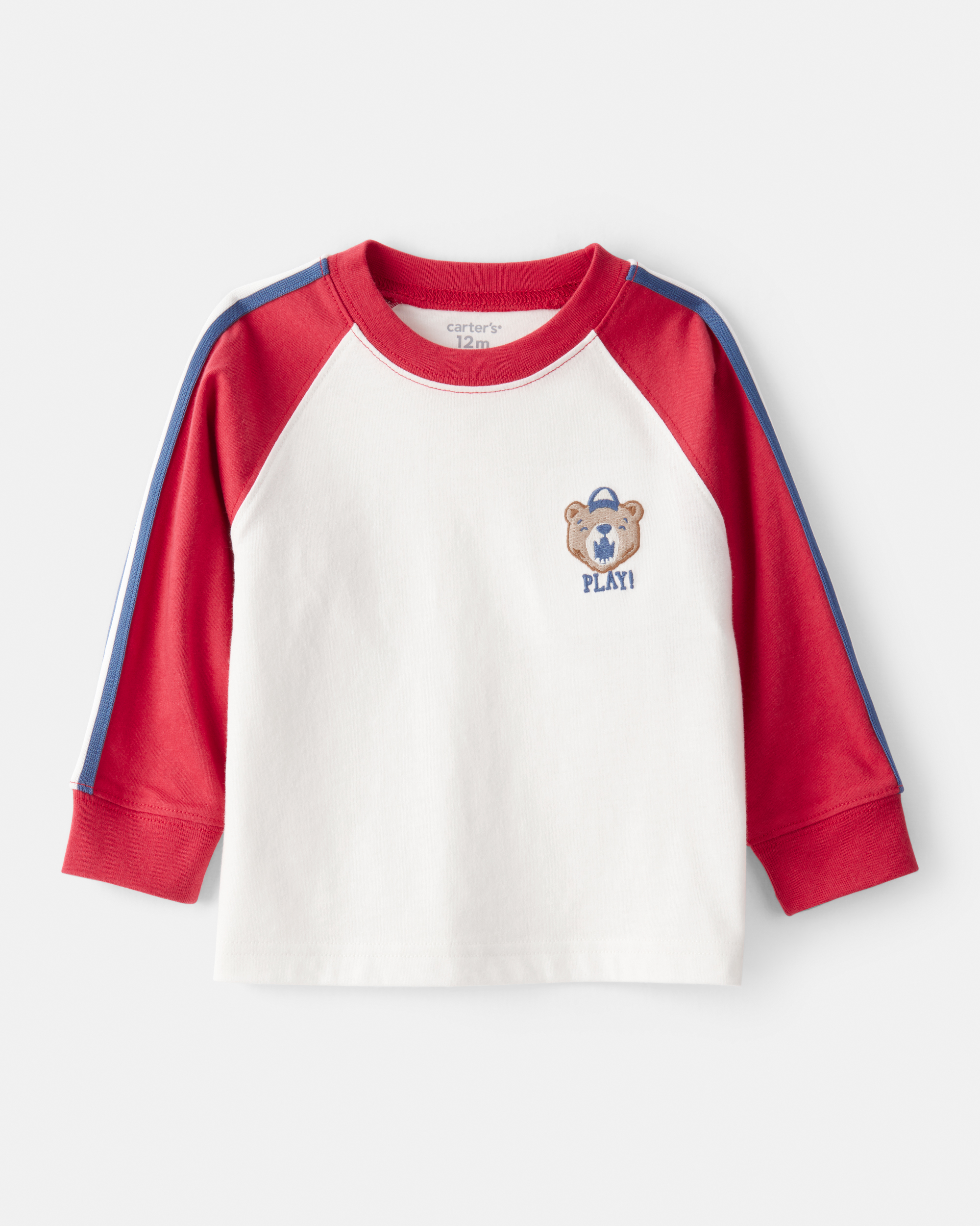 Baby Boy Play Long-Sleeve Tee - White