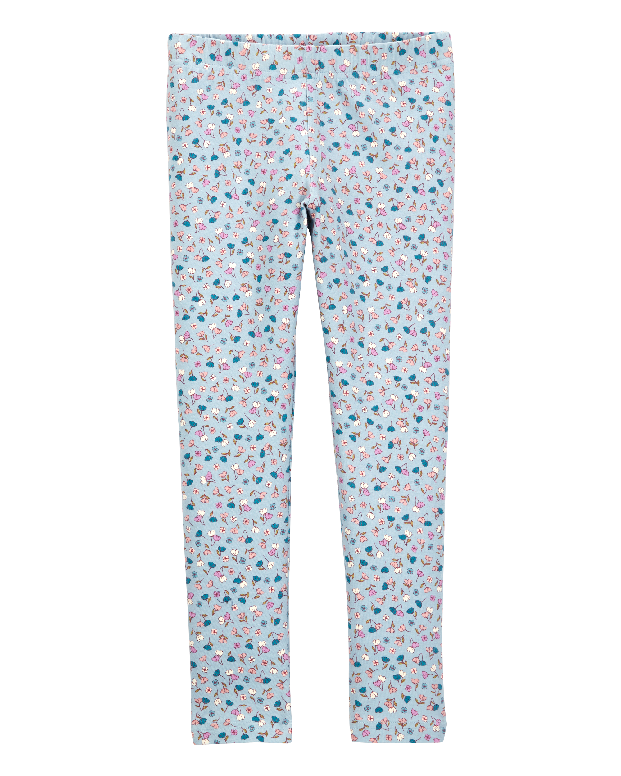 Kid 2-Piece Floral Gauze Top & Leggings Set