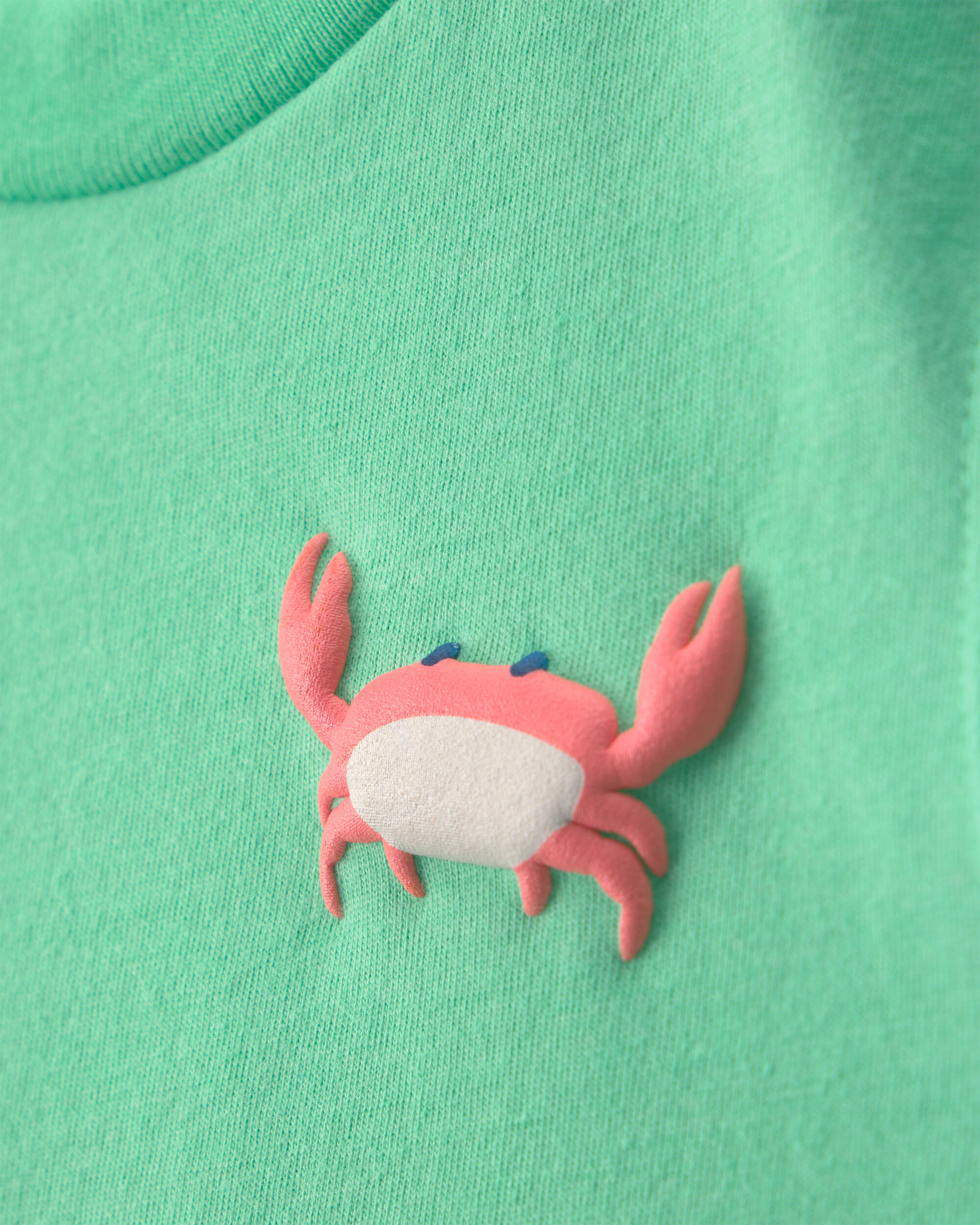 Baby Boy Crab Graphic Tee - Green