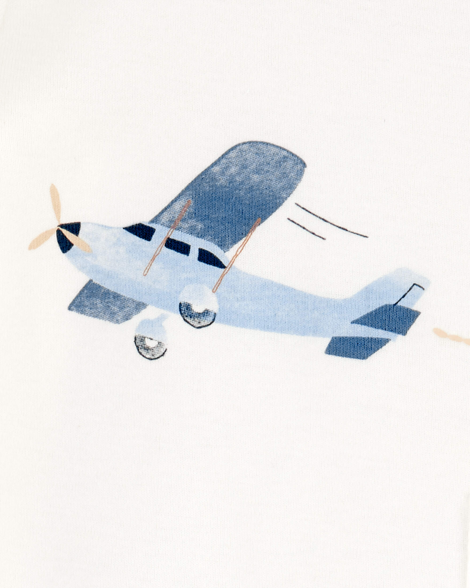 Baby 4-Piece Airplane Print Outfit Set