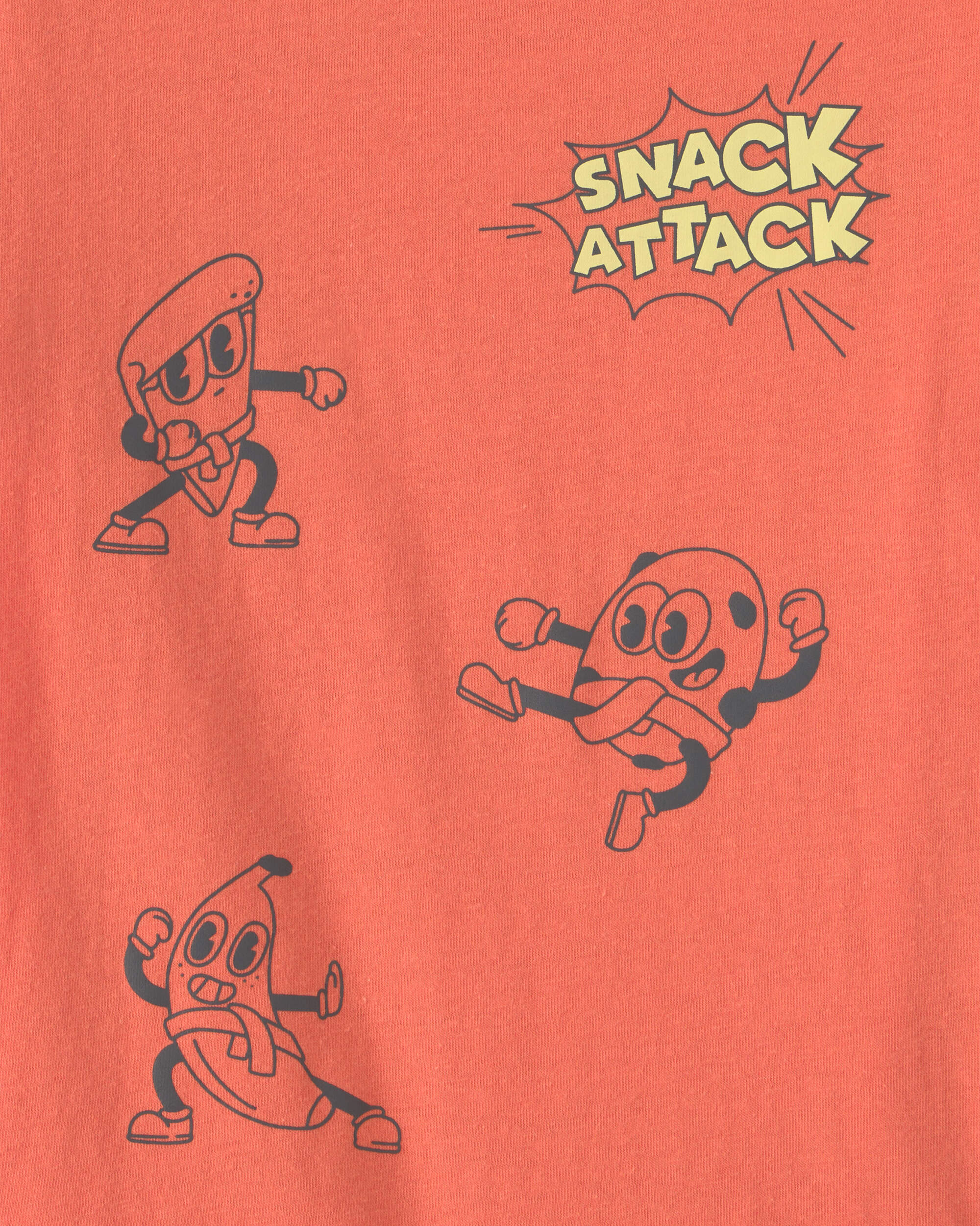 Toddler Boy Snack Attack Graphic Tee - Orange