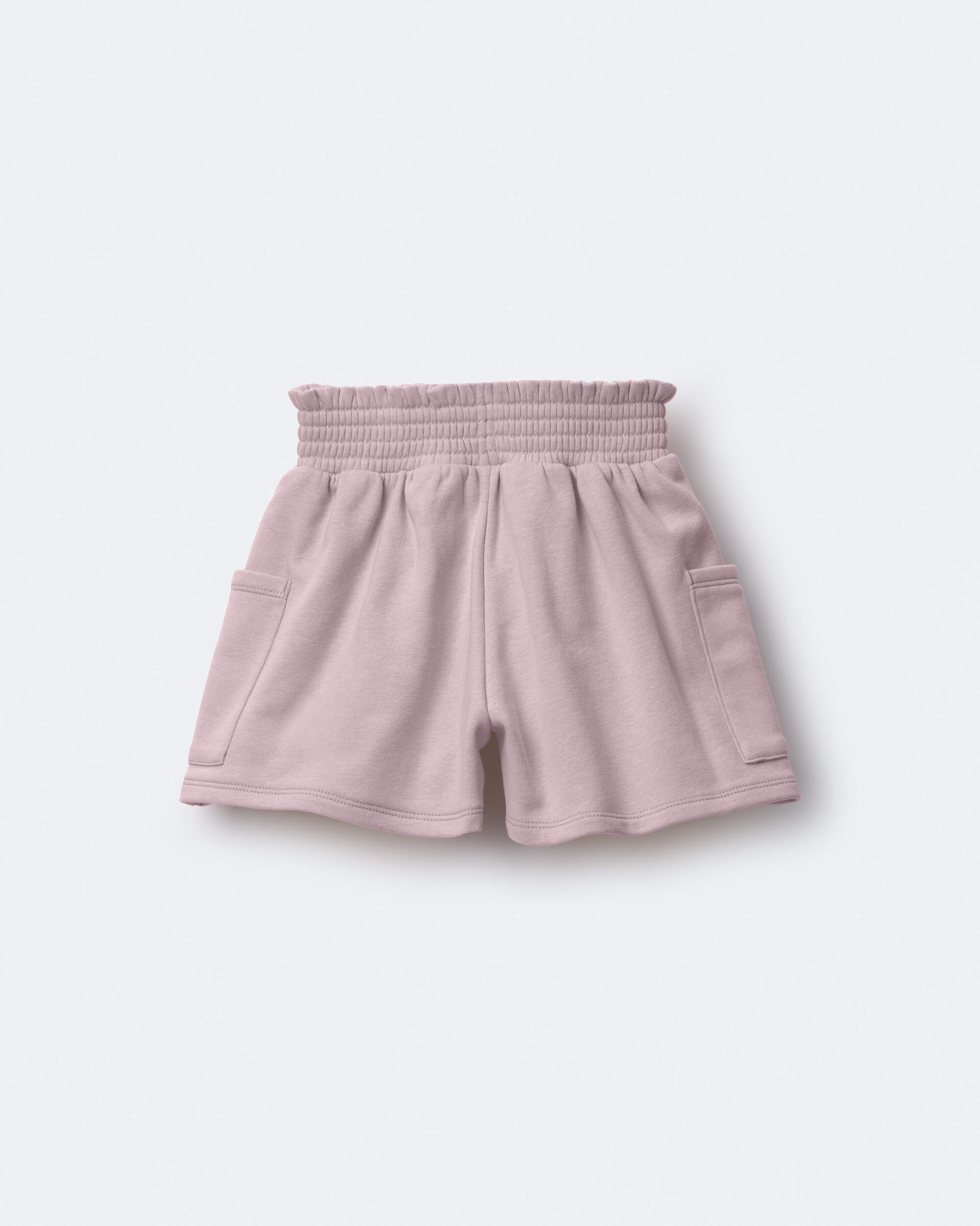 Toddler Girl Swing Short with Pockets - Rose