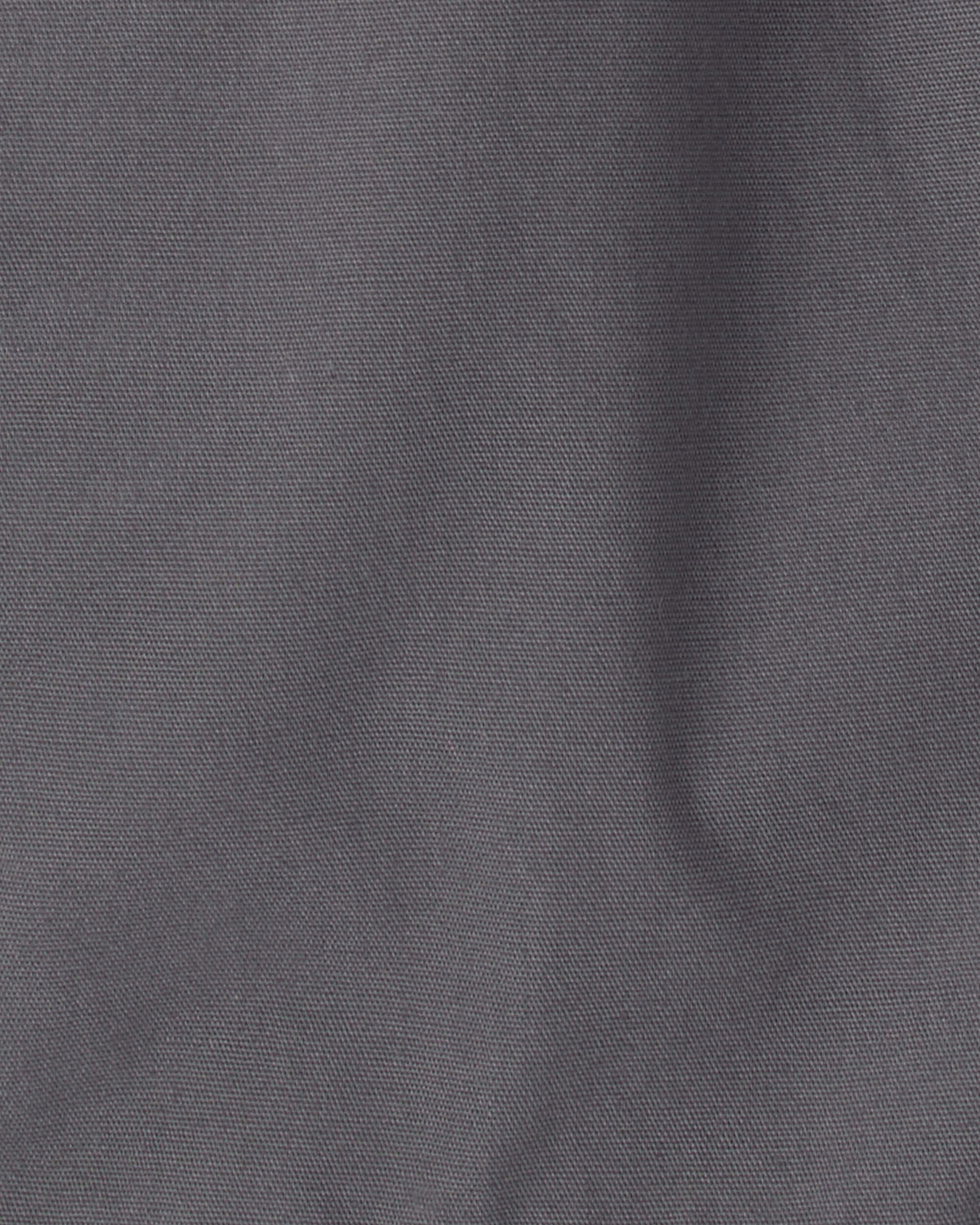 Baby Boy Canvas Shorts - Grey