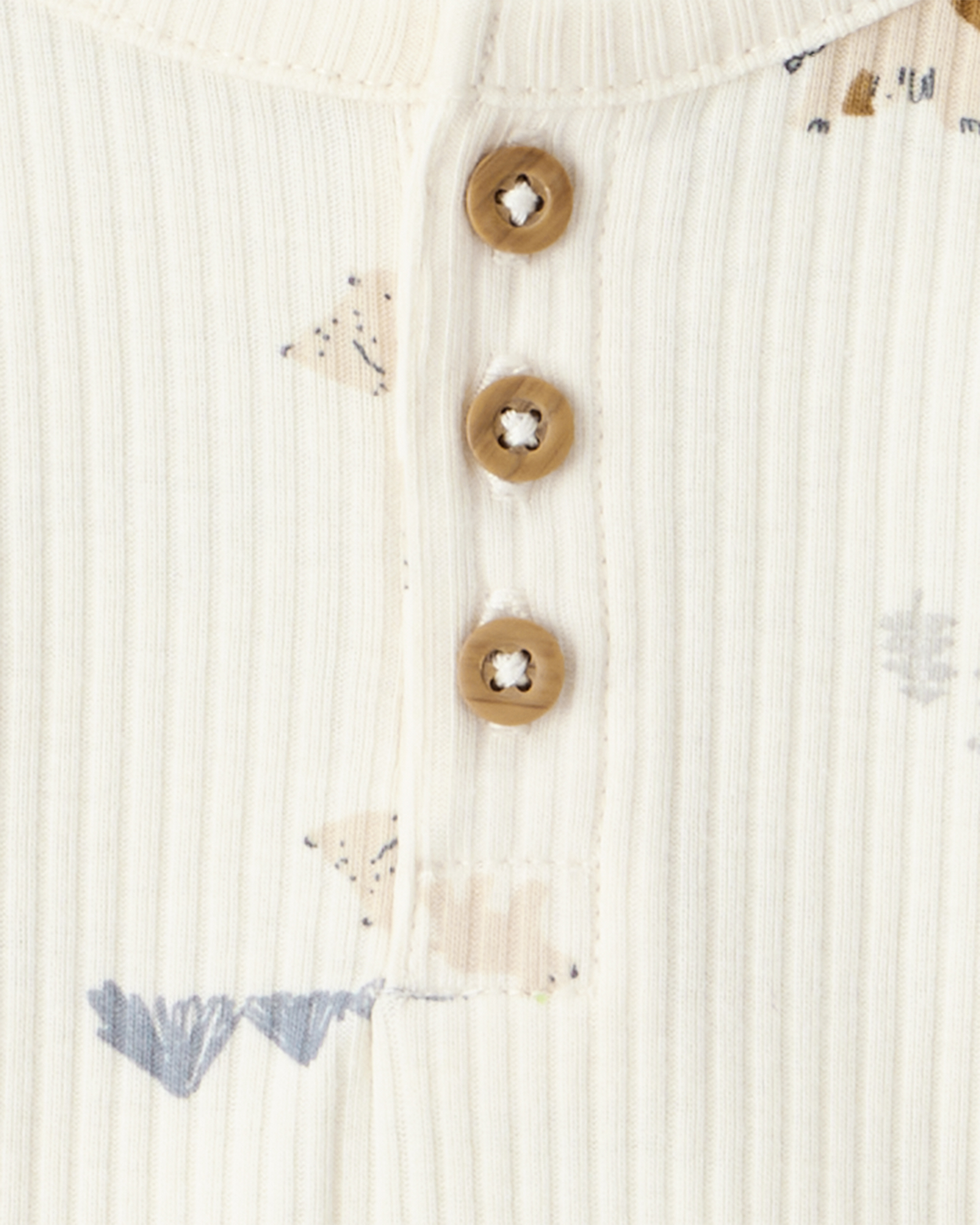 Baby Boy 3-Pack Elephant Print Long-Sleeve Multipack Bodysuits