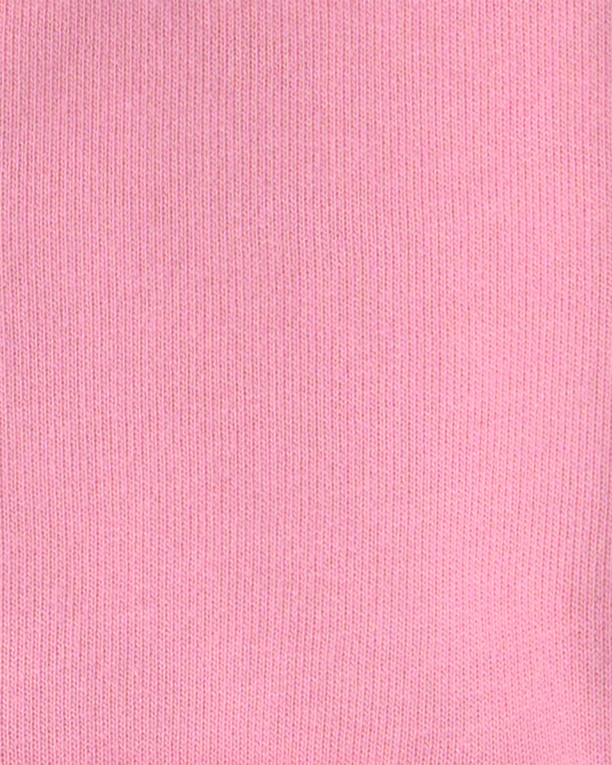 Baby Girl French Terry Zip-Up Hoodie - Pink