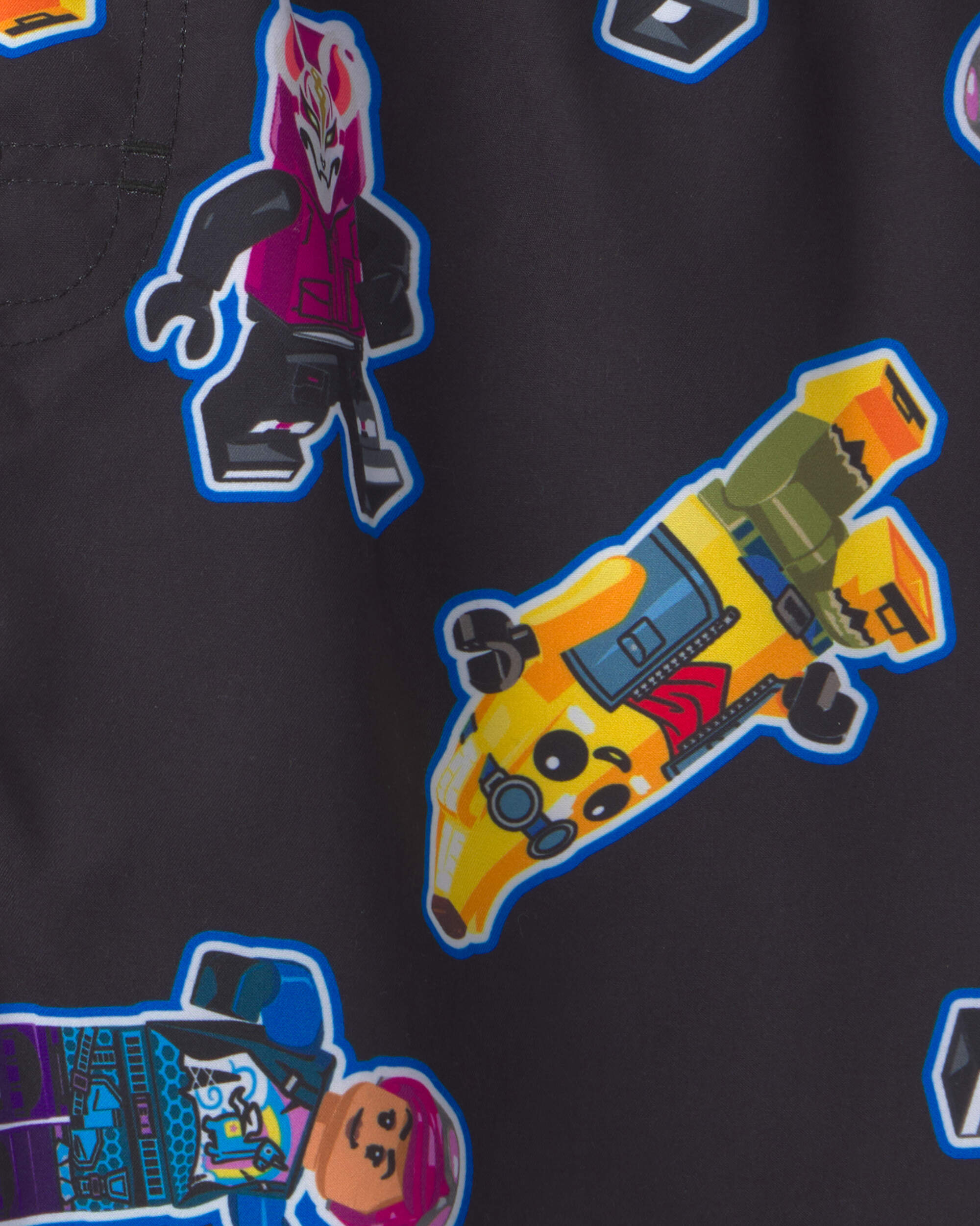 Boys Lego Fortnite Swim Trunks - Black