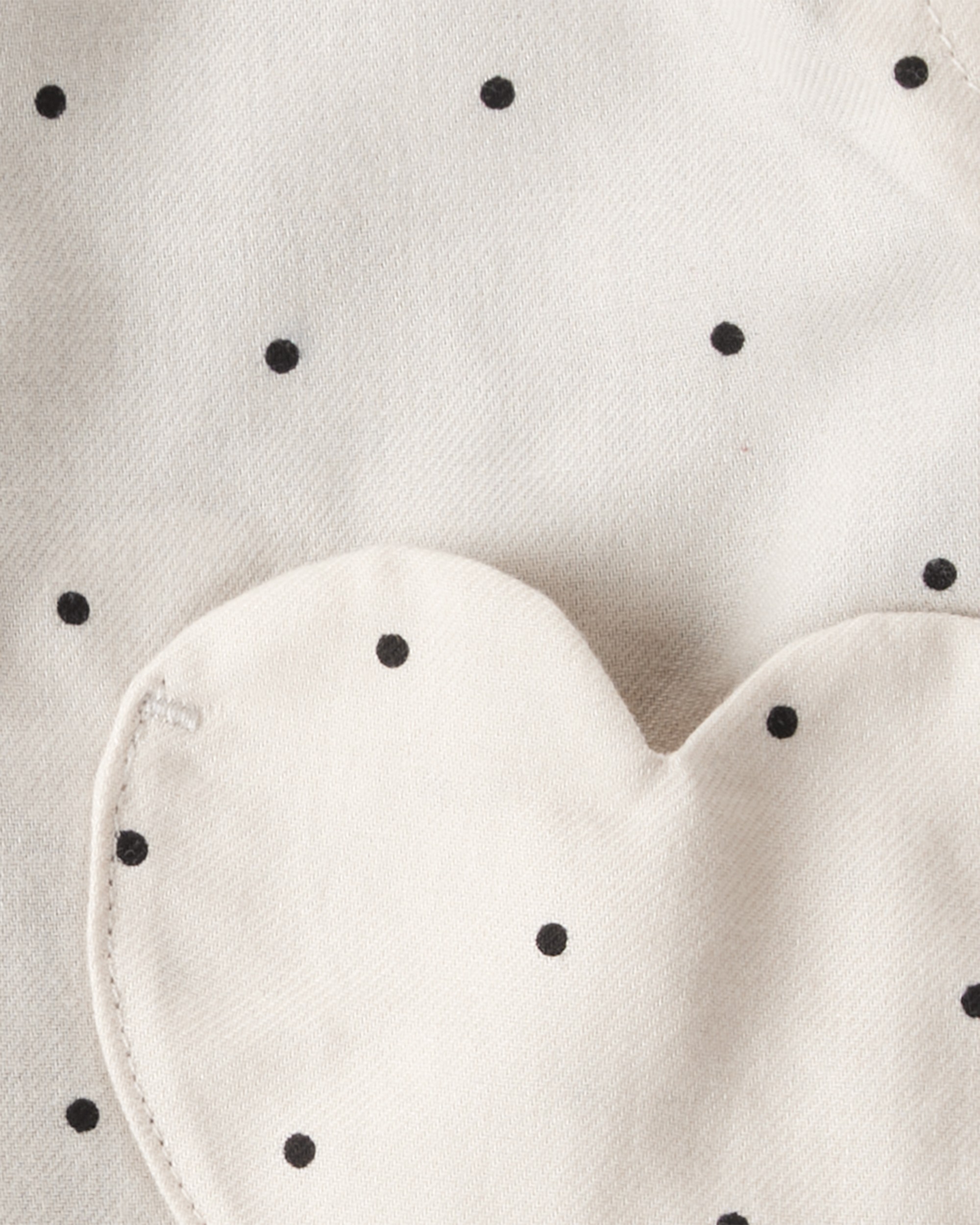 Baby Girl 3-Piece Heart Print Long-Sleeve Dress Set - Ivory/Black