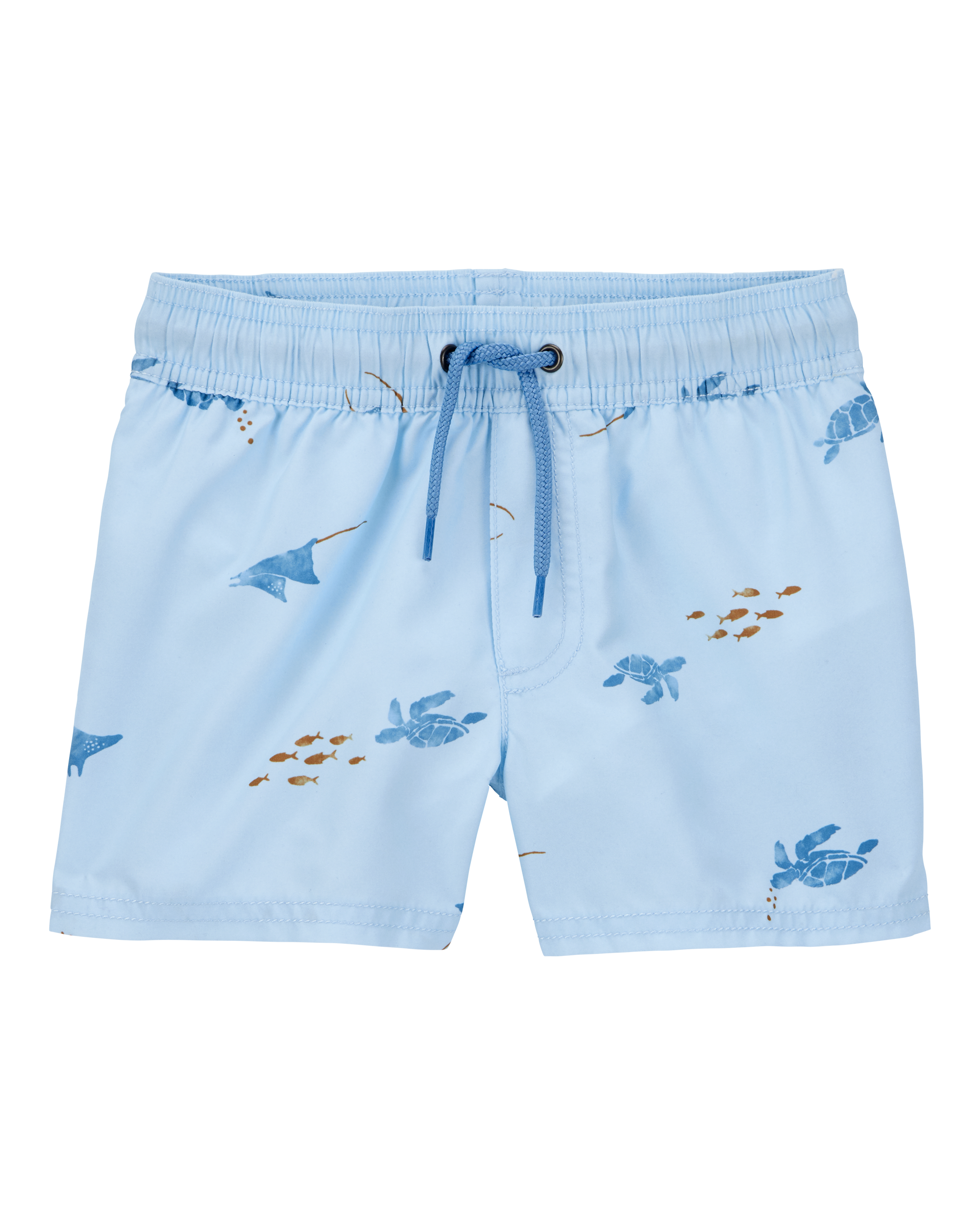 Toddler Sea Creatures Swim Trunks - Blue