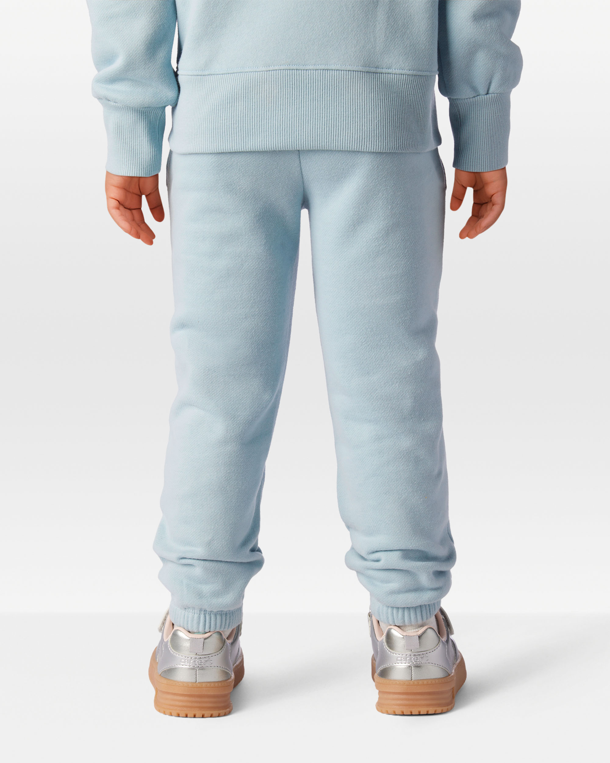 Toddler Girl Cotton Joggers - Blue