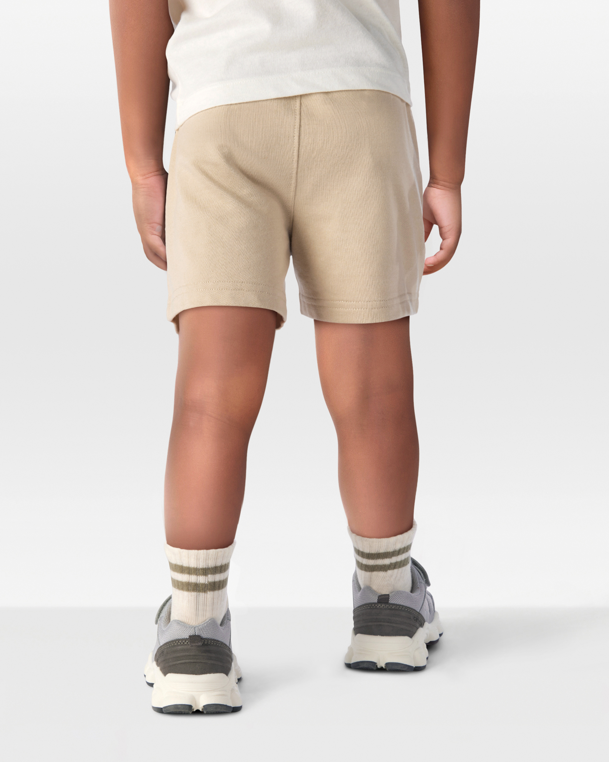 Toddler Boy Pull-On French Terry Shorts - Khaki