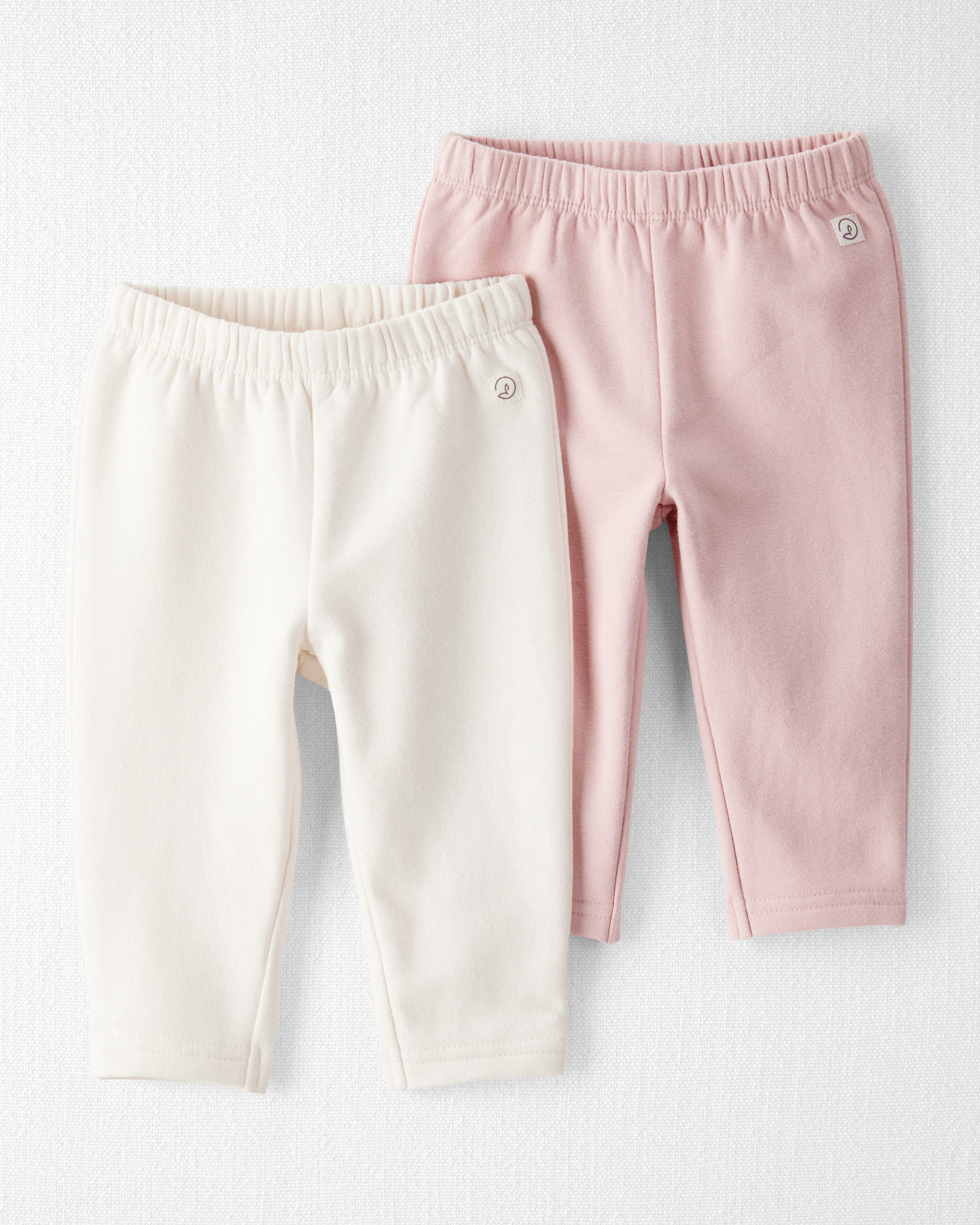 Baby Girl 2-Pack Sweatpants Made with Organic Cotton