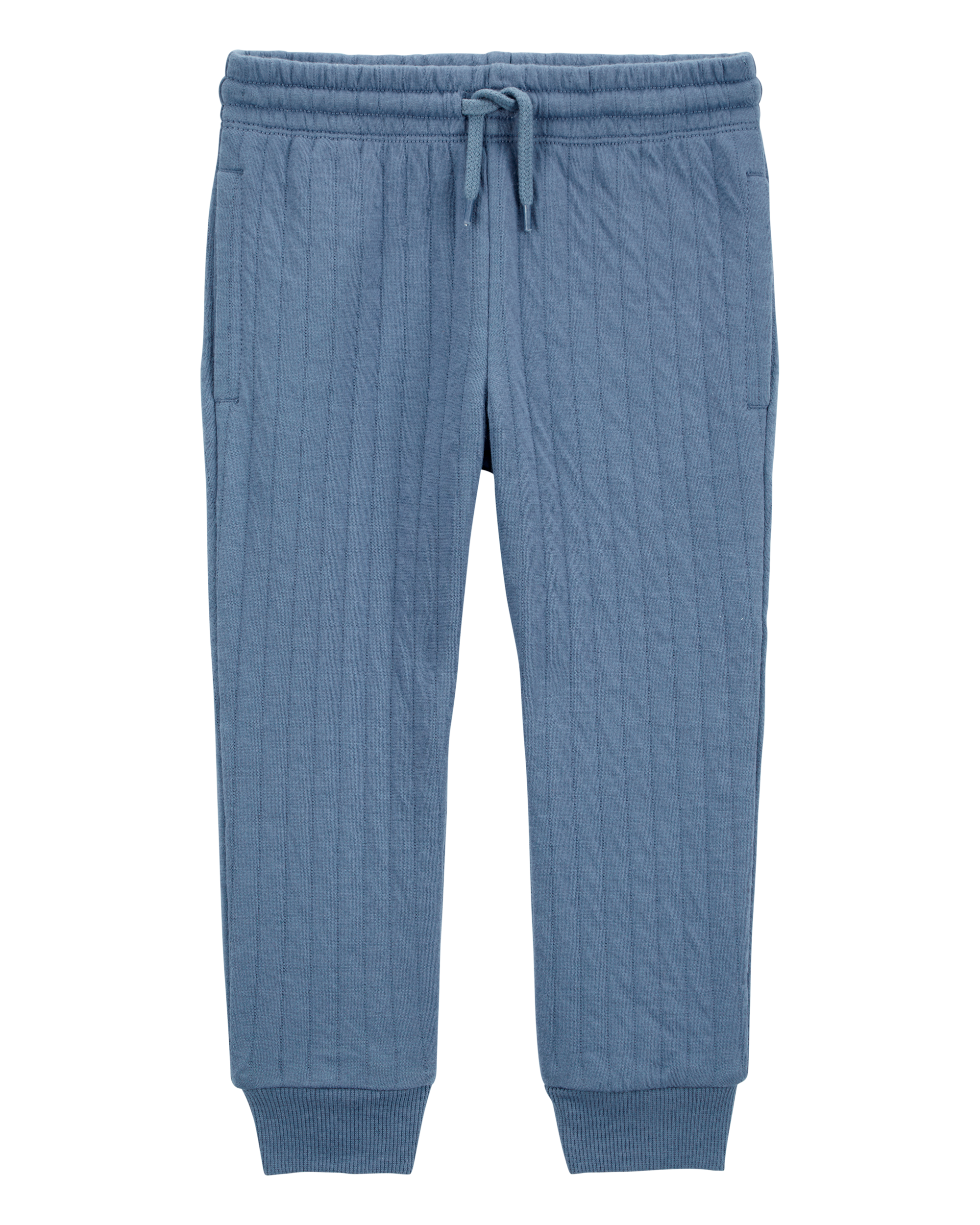 Toddler Pull-On Quilted Joggers - Blue