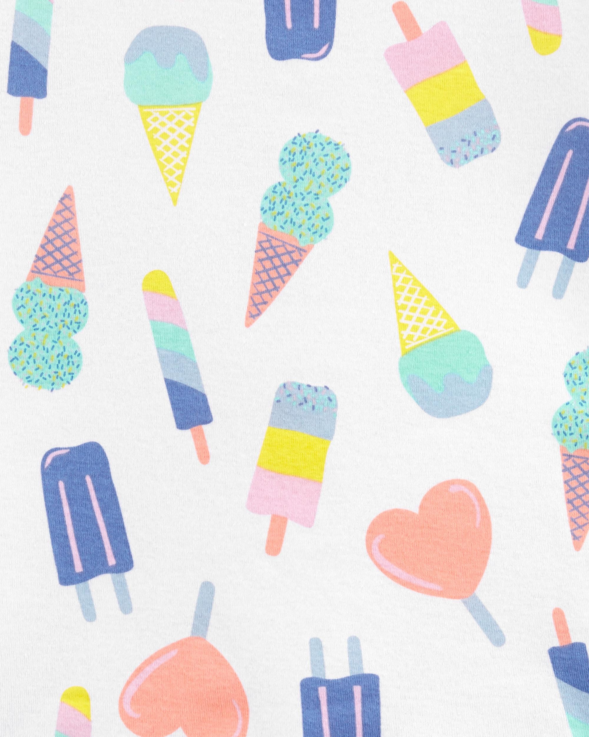 Multi 4 Piece Ice Cream 100 Snug Fit Cotton PJs Carter s Canada