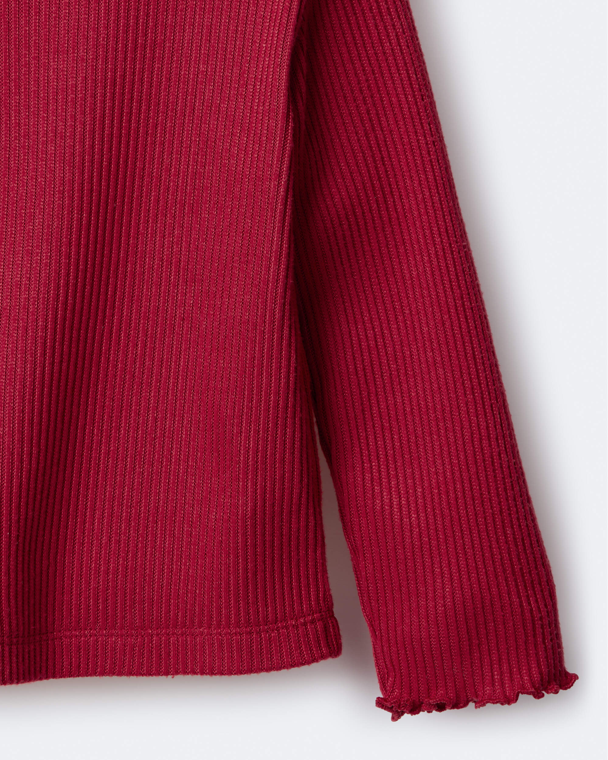 Toddler Girl Mock Neck Long-Sleeve Top - Red