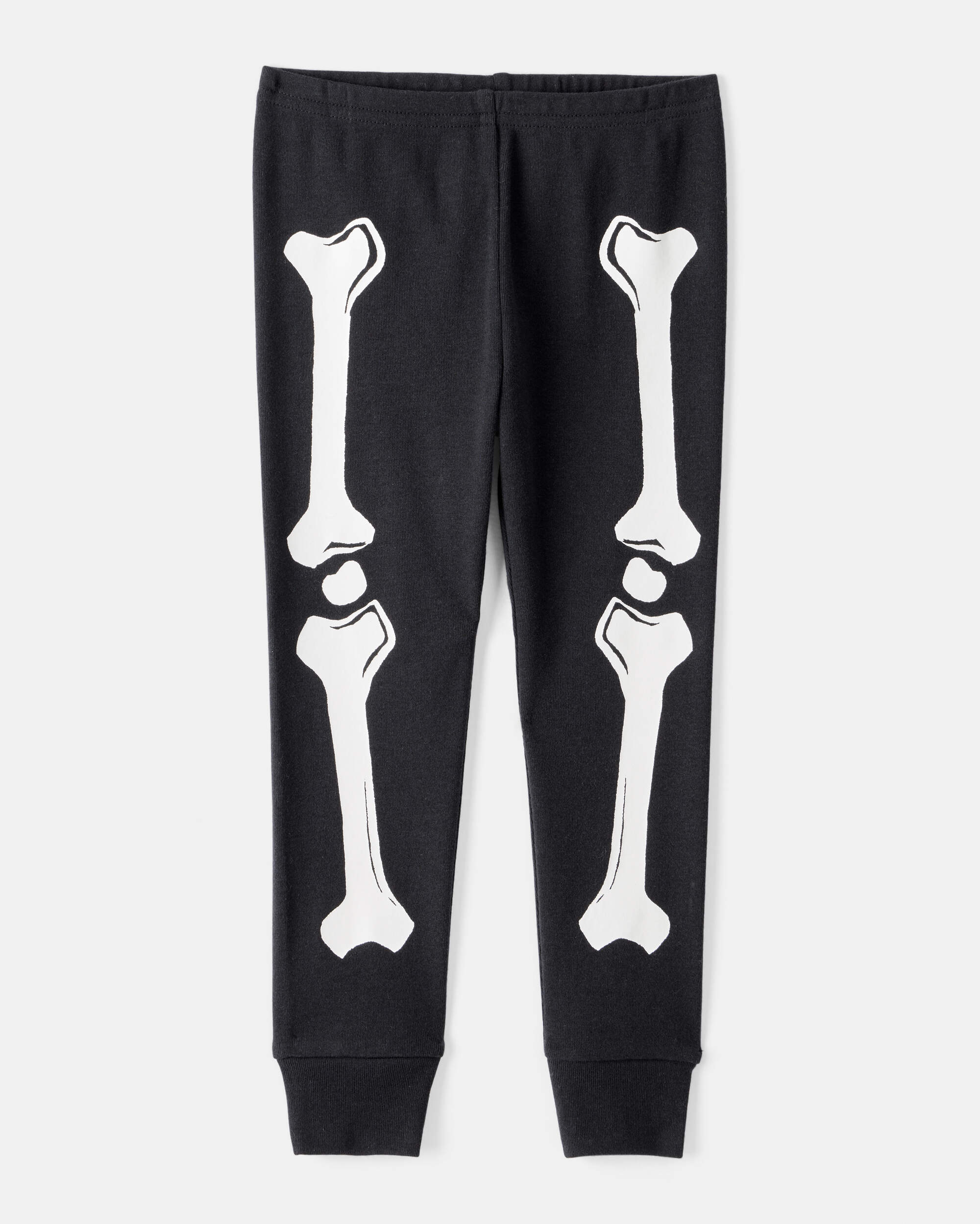 Toddler 2-Piece Glow Halloween Skeleton 100% Snug Fit Cotton Pyjamas