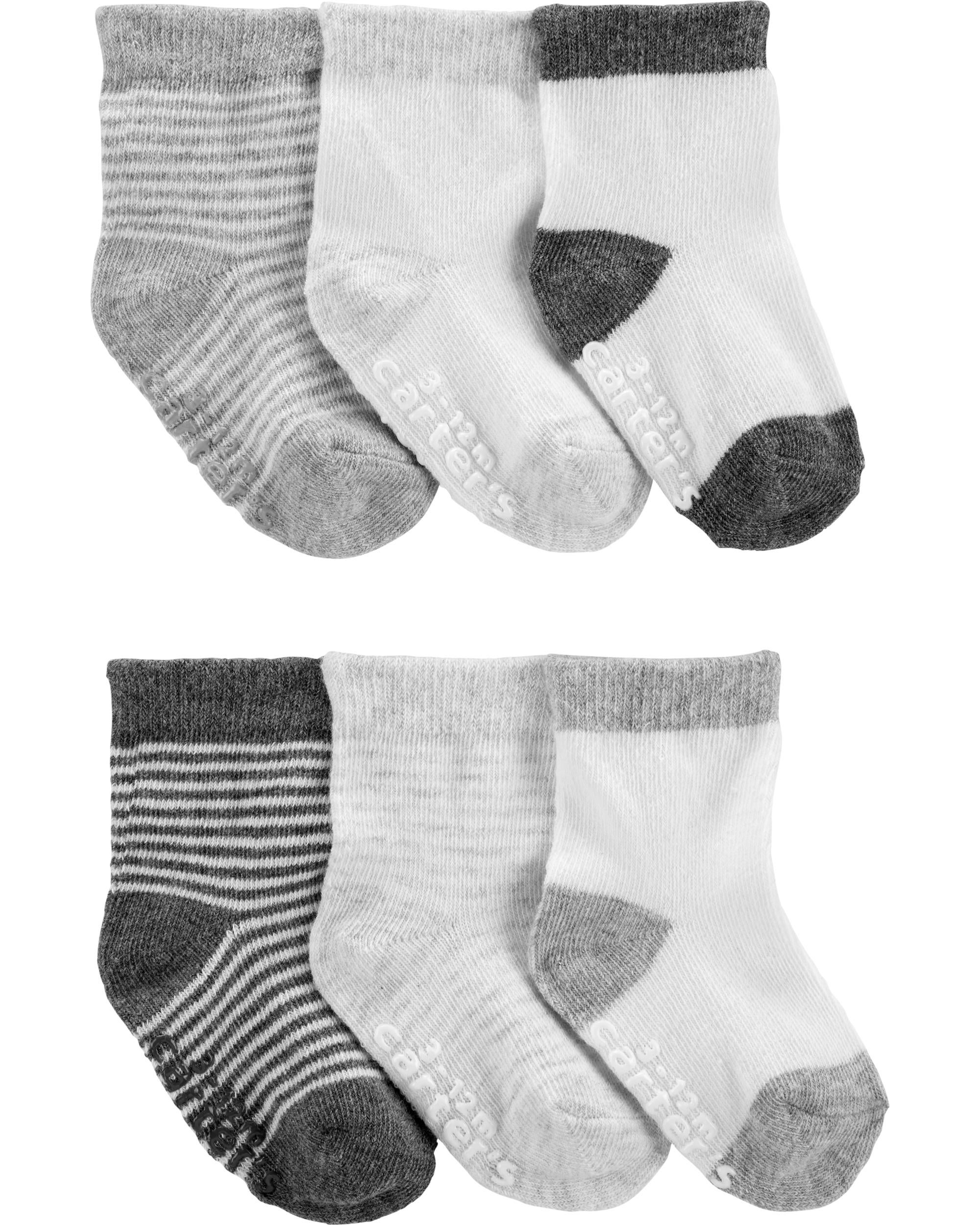 Neutral 6 Pack Ankle Socks Carter s Oshkosh Canada